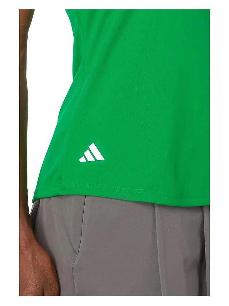 Поло adidas Golf Performance Solid Short Sleeve — изображение 3 из 4, зеленый