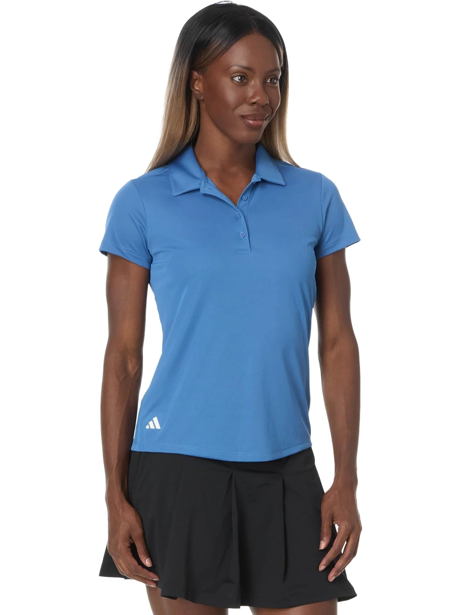 Поло adidas Golf Performance Solid Short Sleeve Golf Polo Shirt, цвет Trace Royal