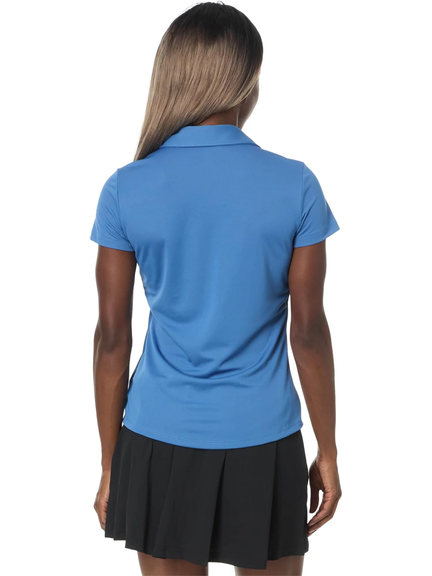 Поло adidas Golf Performance Solid Short Sleeve Golf Polo Shirt, цвет Trace Royal — изображение 2 из 4