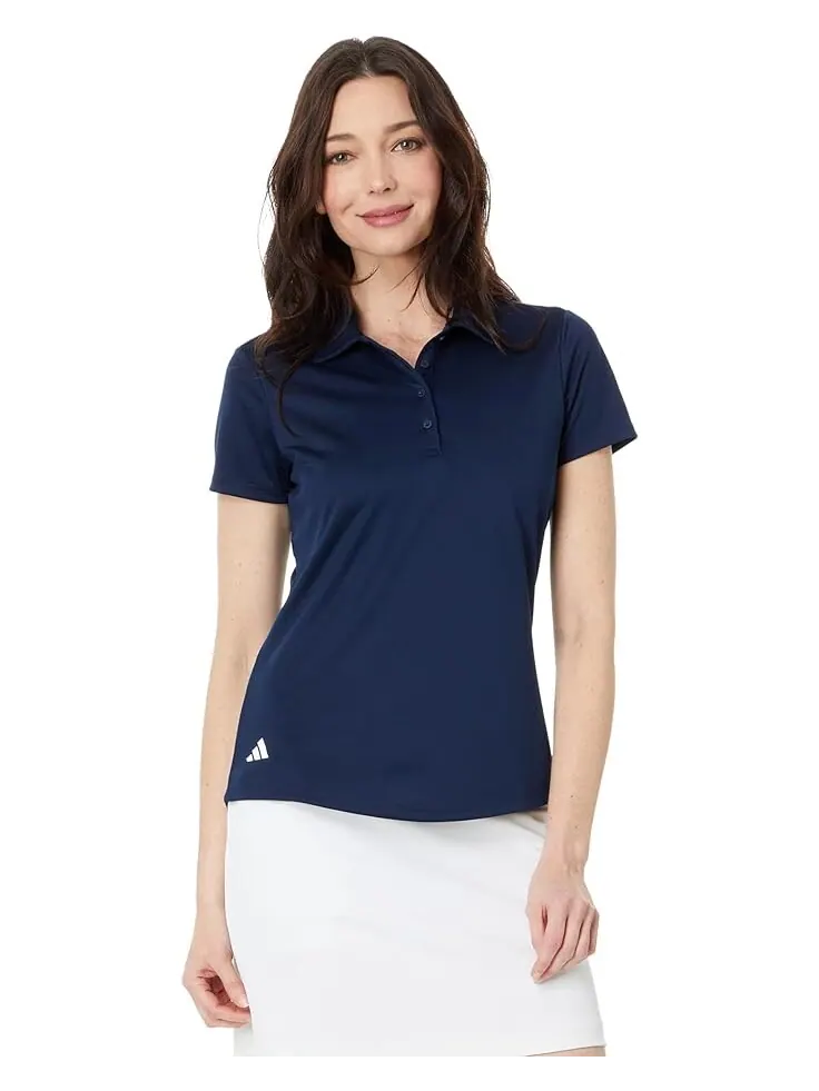 Поло adidas Golf Performance Solid Short Sleeve — изображение 1 из 4, темно-синий