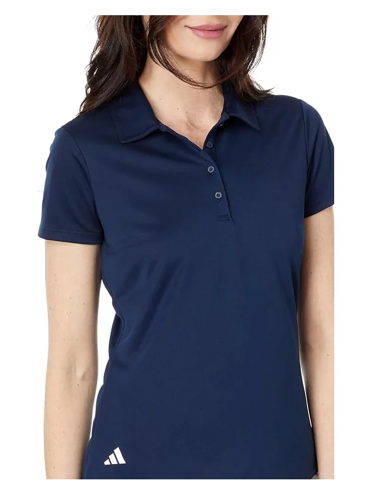Поло adidas Golf Performance Solid Short Sleeve — изображение 3 из 4, темно-синий