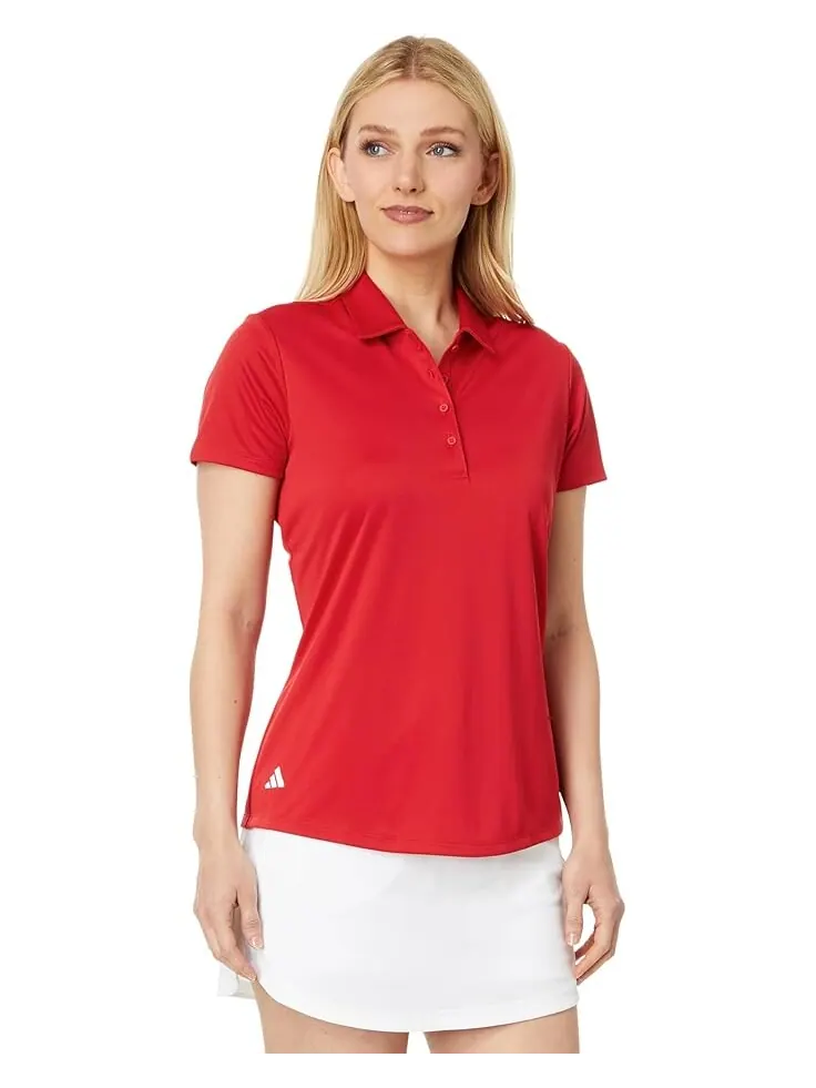 Поло adidas Performance Solid Golf Polo Shirt — изображение 1 из 4, красный