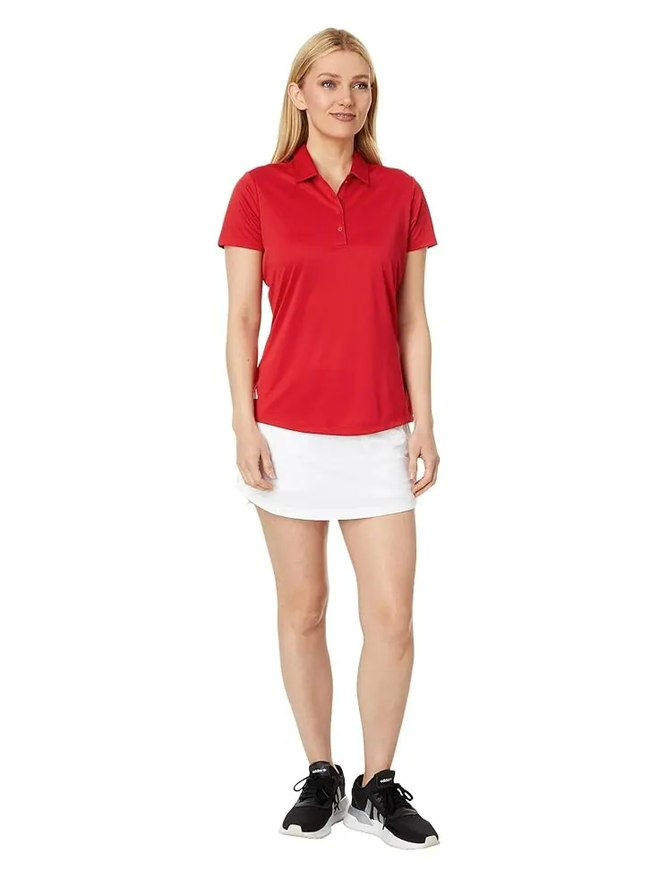 Поло adidas Performance Solid Golf Polo Shirt — изображение 4 из 4, красный