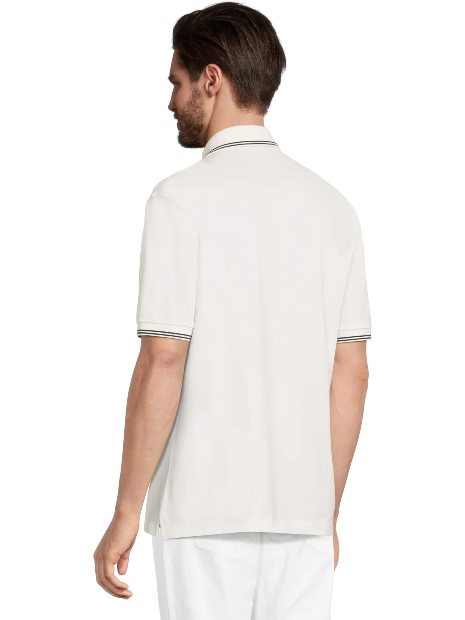 Поло Armani Exchange Essential Logo Polo — изображение 3 из 5, белый