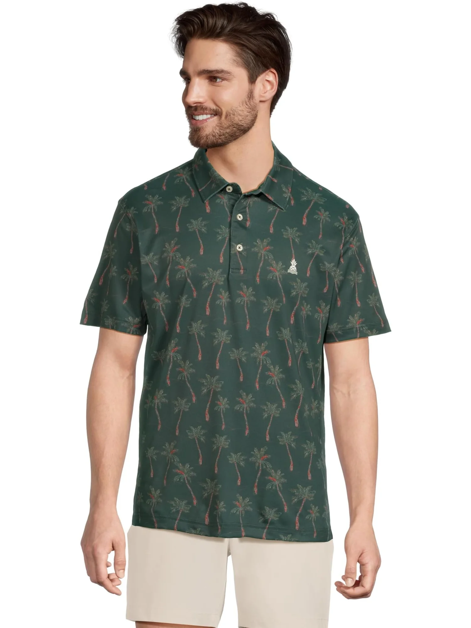 Поло Chubbies The Brushstroke Palm — желтый