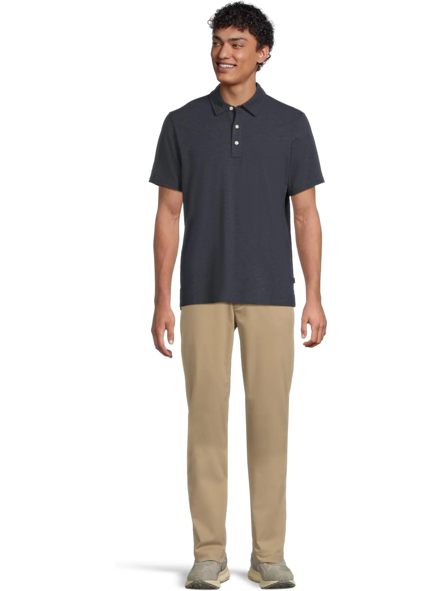 Поло L.L.Bean Comfort Stretch Performance Pima Polo Short-sleeve — изображение 5 из 5, темный индиго
