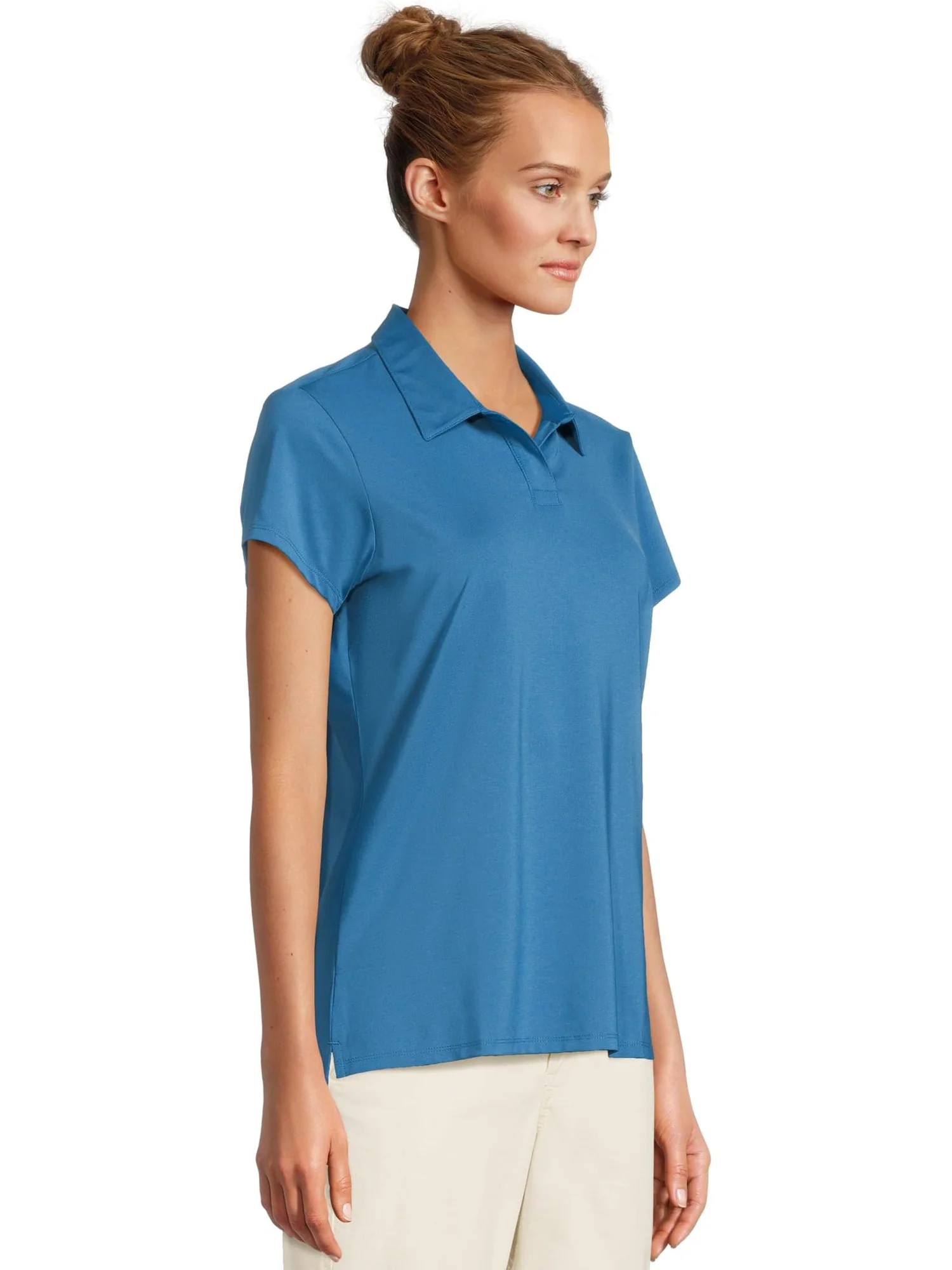 Поло L.L.Bean Access Trail Polo Short Sleeve — изображение 2 из 5, синий