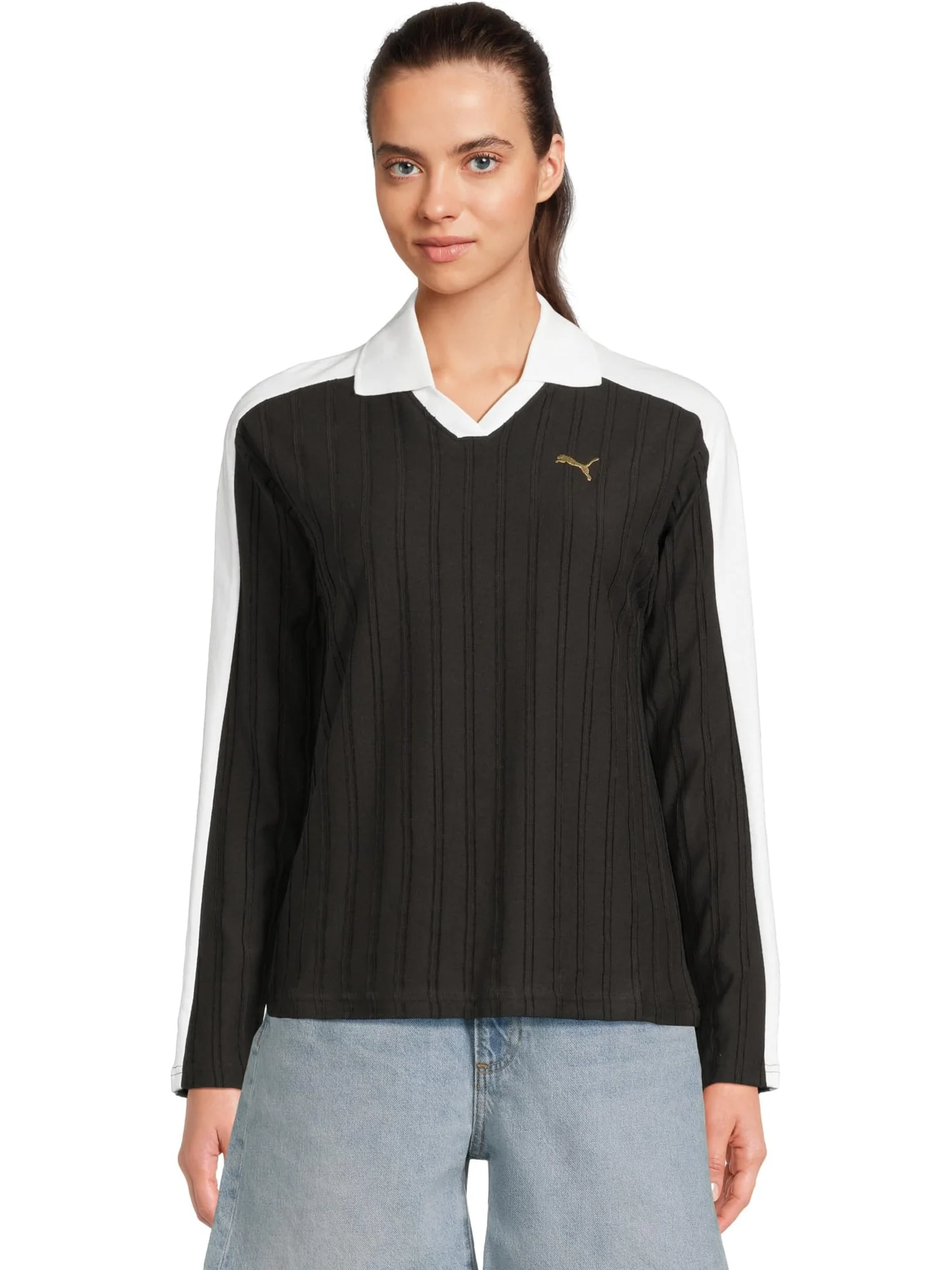 Поло PUMA T7 Relaxed Long Sleeve Polo