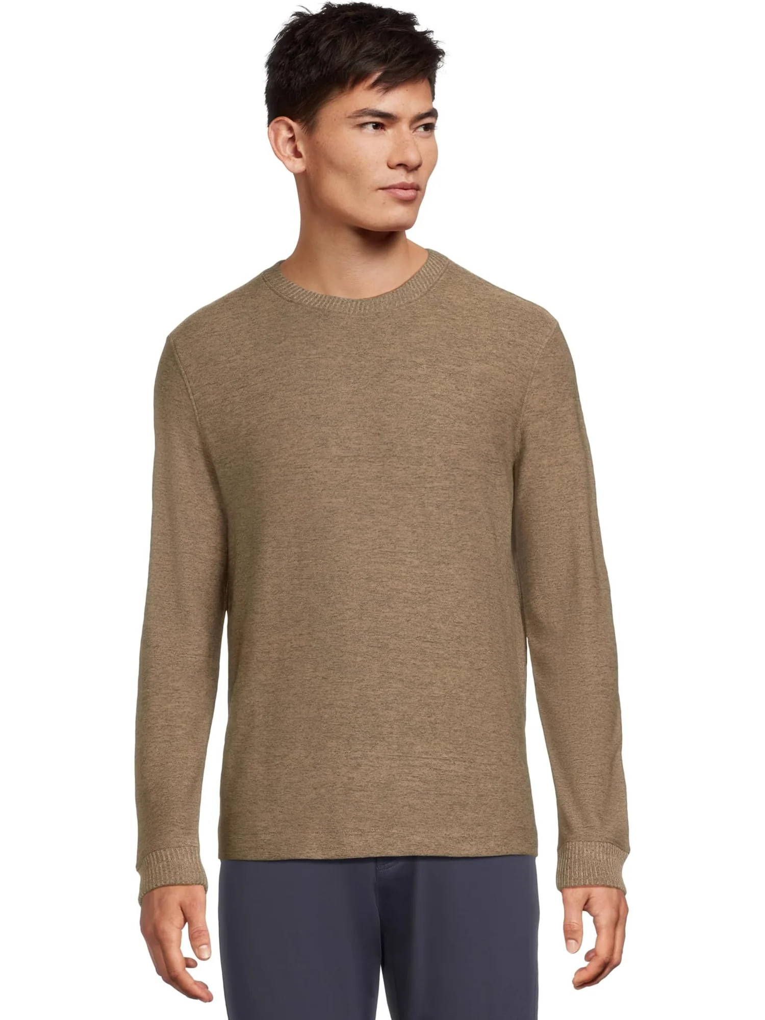 Пуловер Johnston & Murphy Melange Pullover — изображение 1 из 5, овсяный