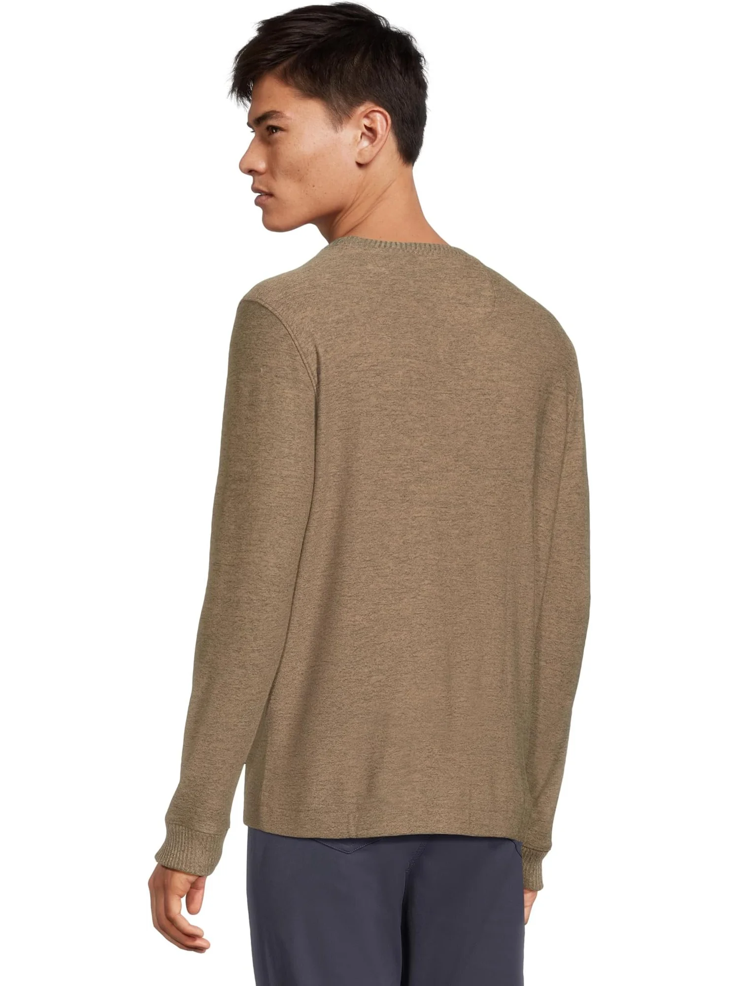 Пуловер Johnston & Murphy Melange Pullover — изображение 3 из 5, овсяный