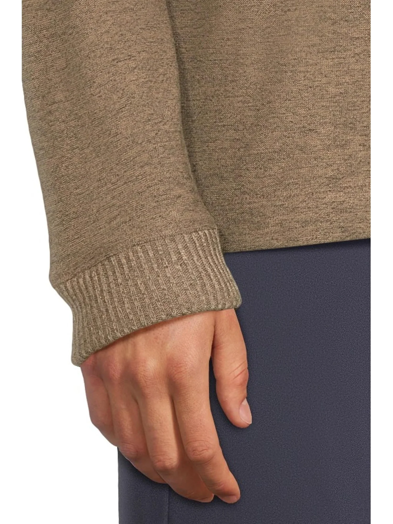 Пуловер Johnston & Murphy Melange Pullover — изображение 4 из 5, овсяный