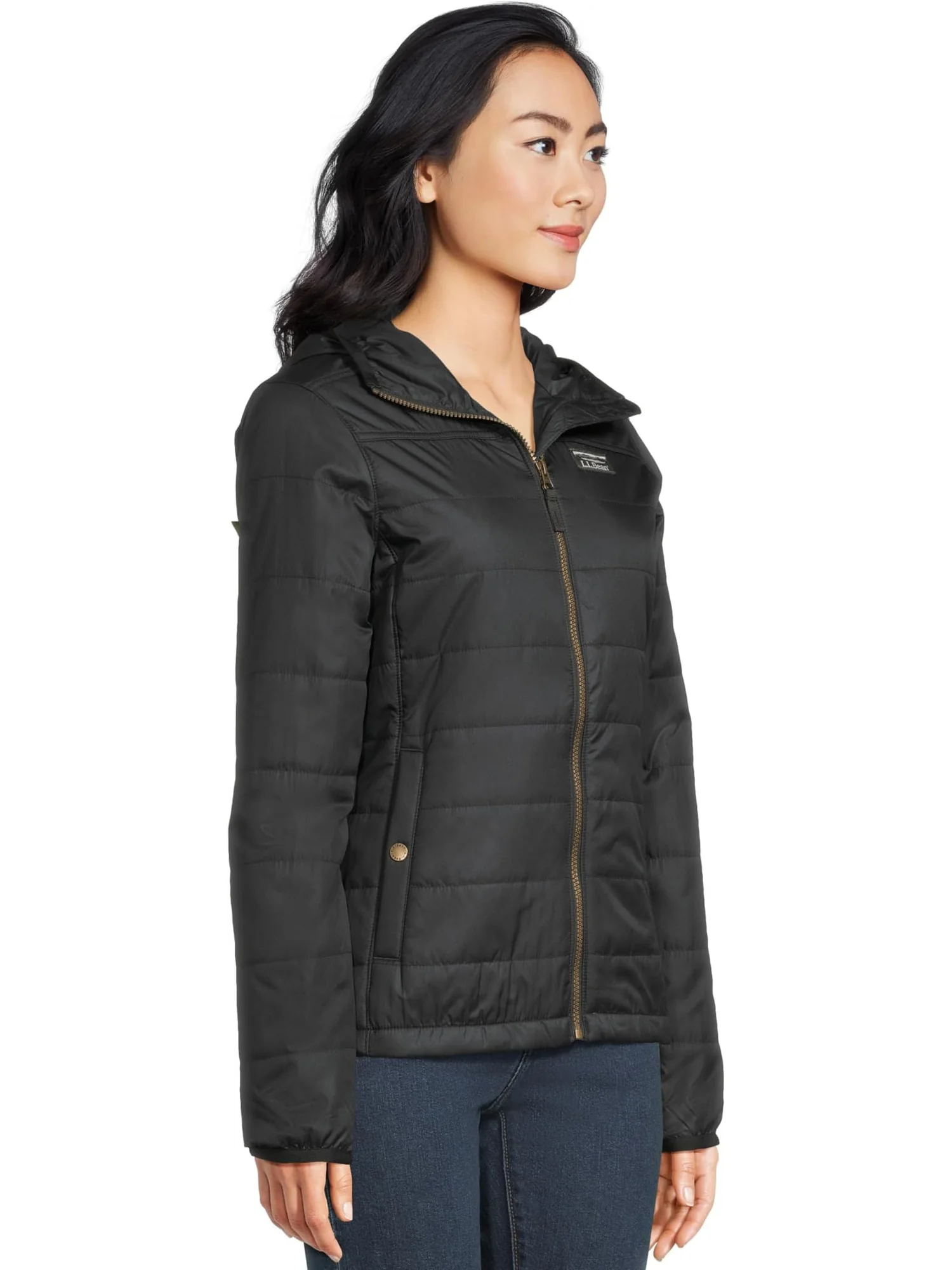 Пуховик L.L.Bean Mountain Classic Hooded Puffer — изображение 2 из 5, черный