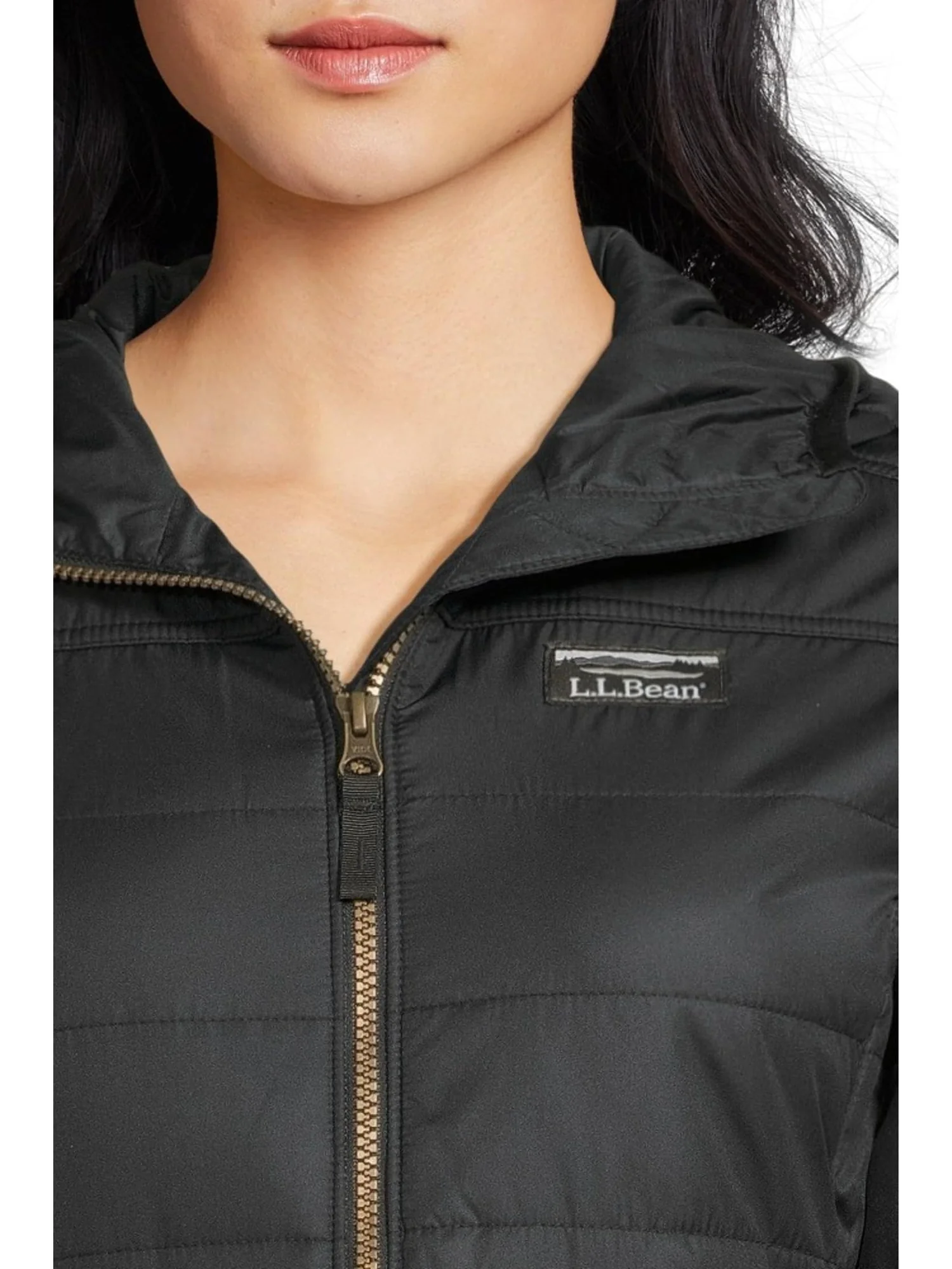 Пуховик L.L.Bean Mountain Classic Hooded Puffer — изображение 4 из 5, черный