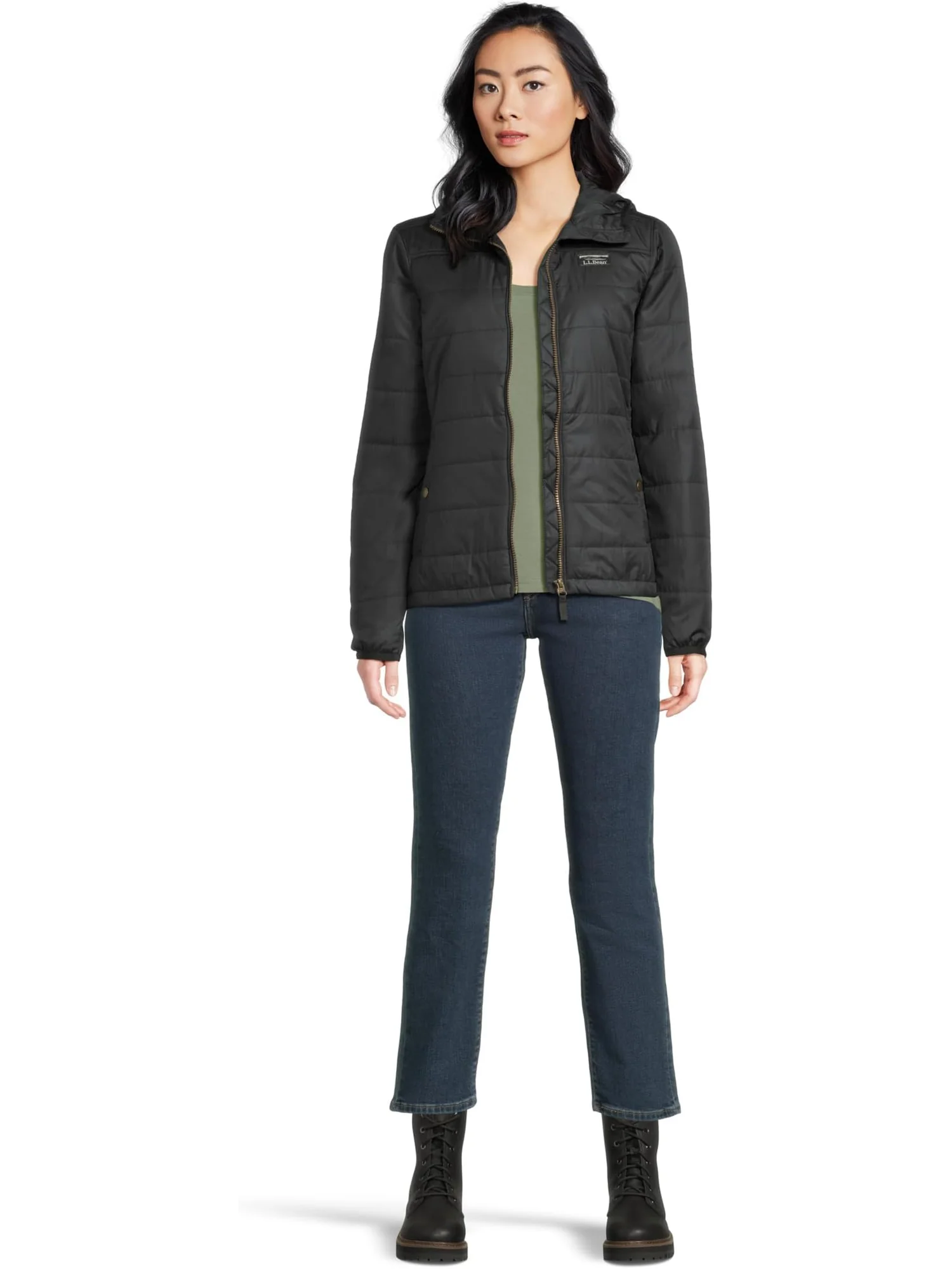 Пуховик L.L.Bean Mountain Classic Hooded Puffer — изображение 5 из 5, черный