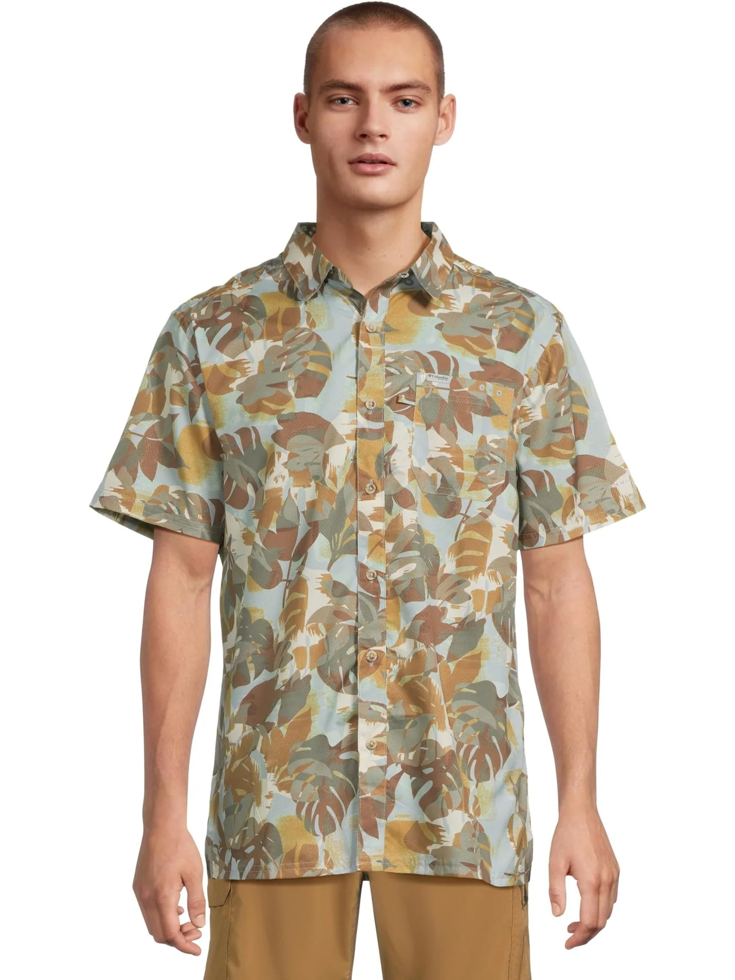Рубашка Columbia Super Slack Tide Camp Shirt — изображение 1 из 5, синий