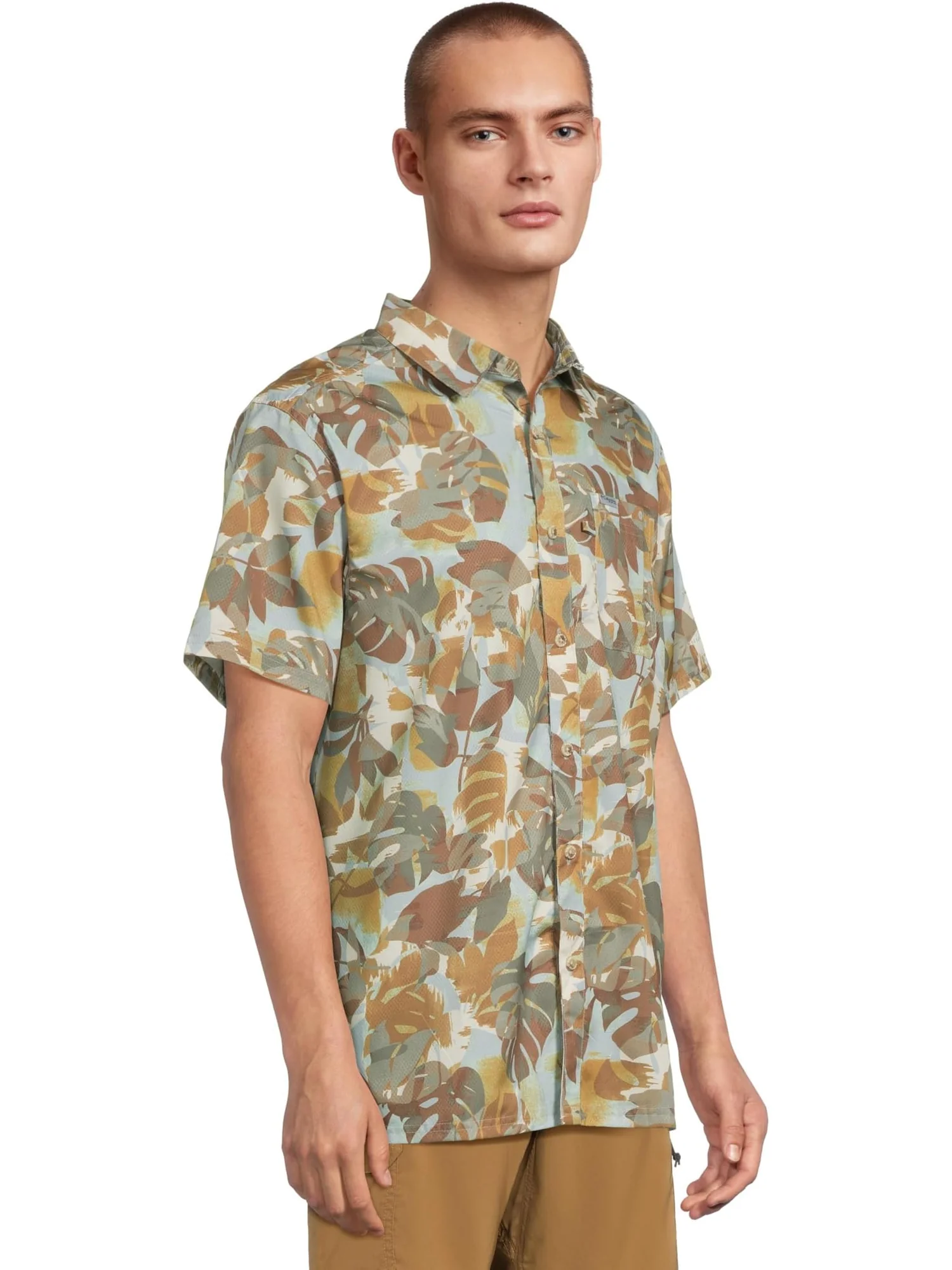 Рубашка Columbia Super Slack Tide Camp Shirt — изображение 2 из 5, синий