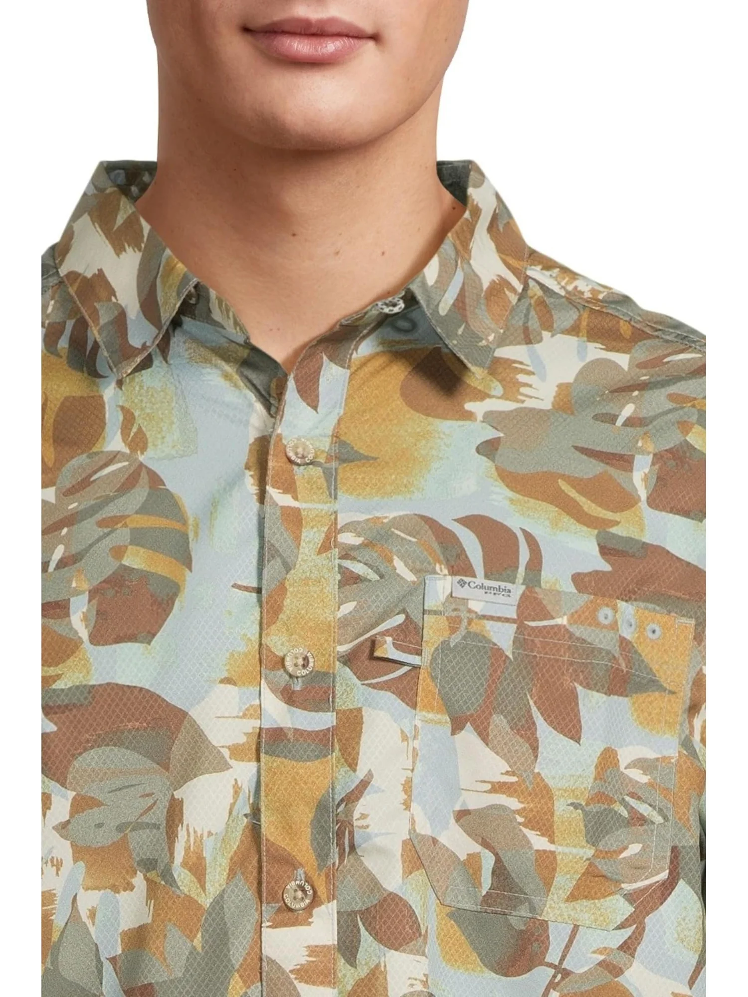 Рубашка Columbia Super Slack Tide Camp Shirt — изображение 4 из 5, синий