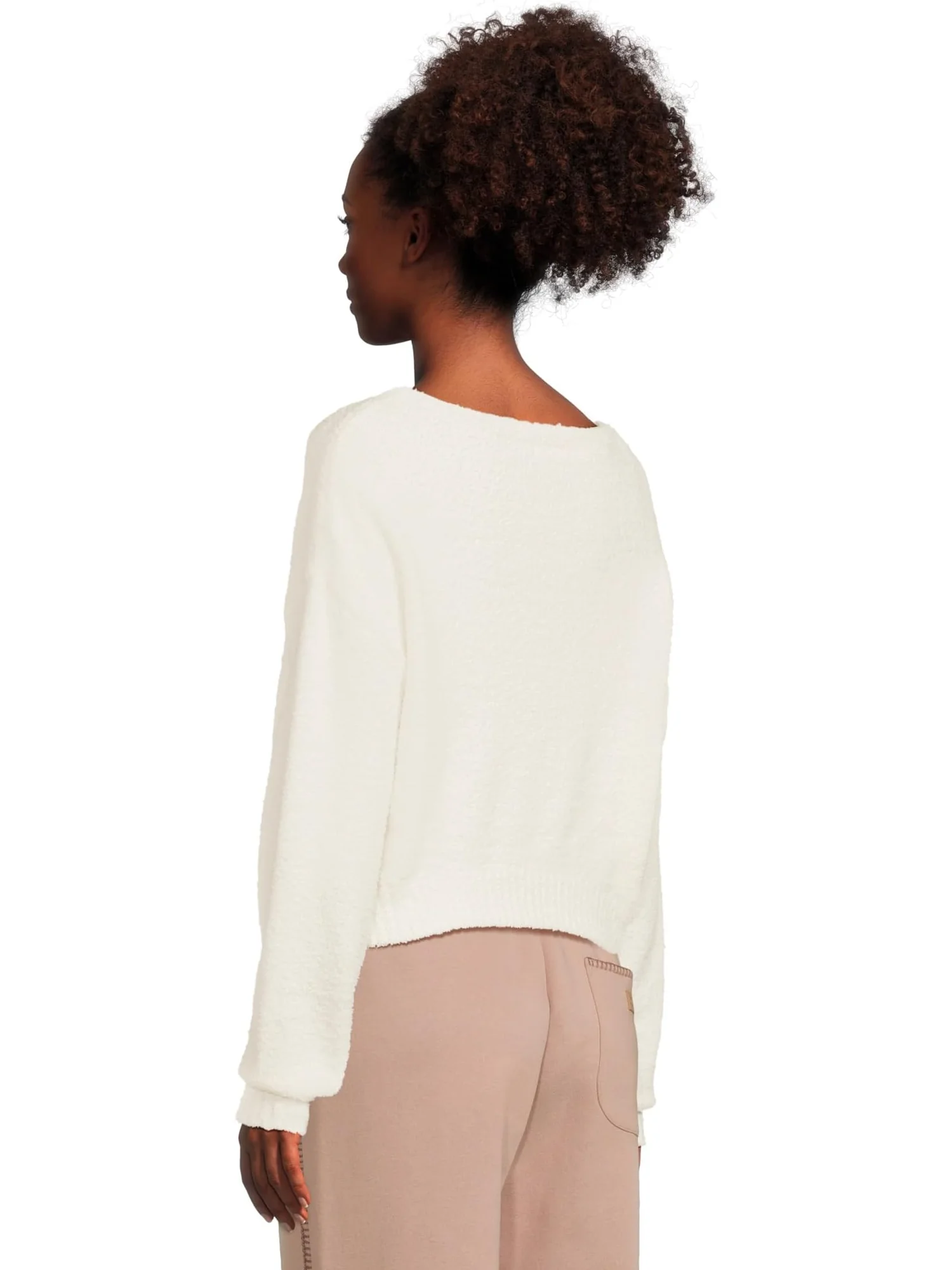 Пуловер UGG Novalie Slouchy Pullover — изображение 3 из 5, кремовый
