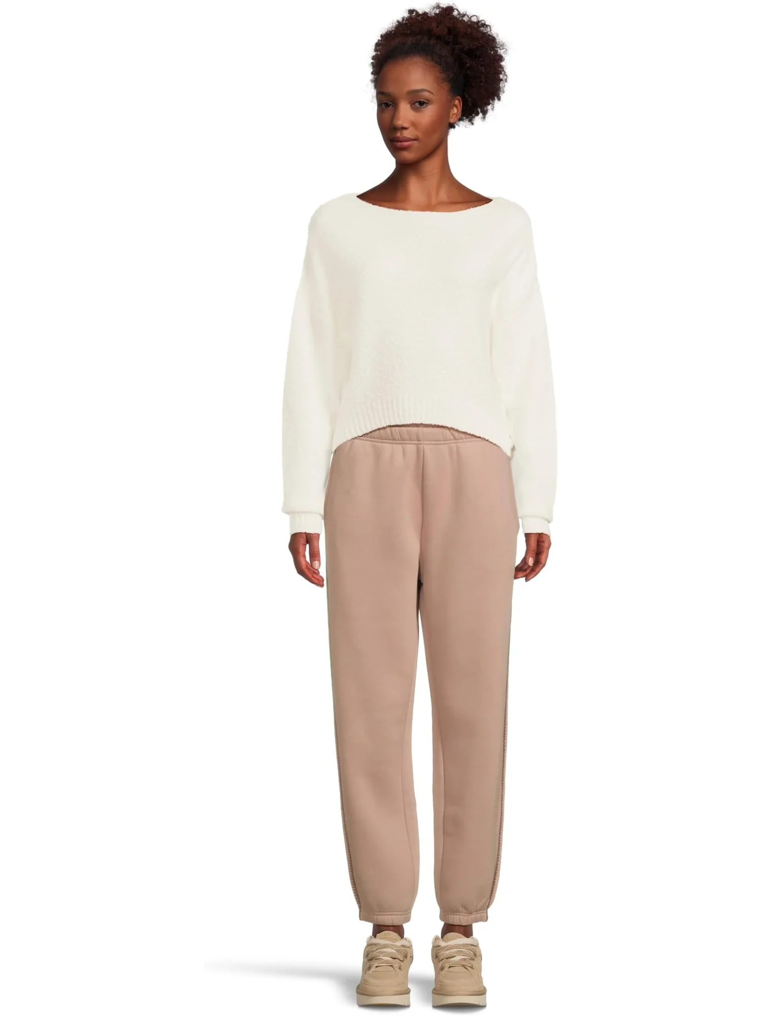 Пуловер UGG Novalie Slouchy Pullover — изображение 5 из 5, кремовый
