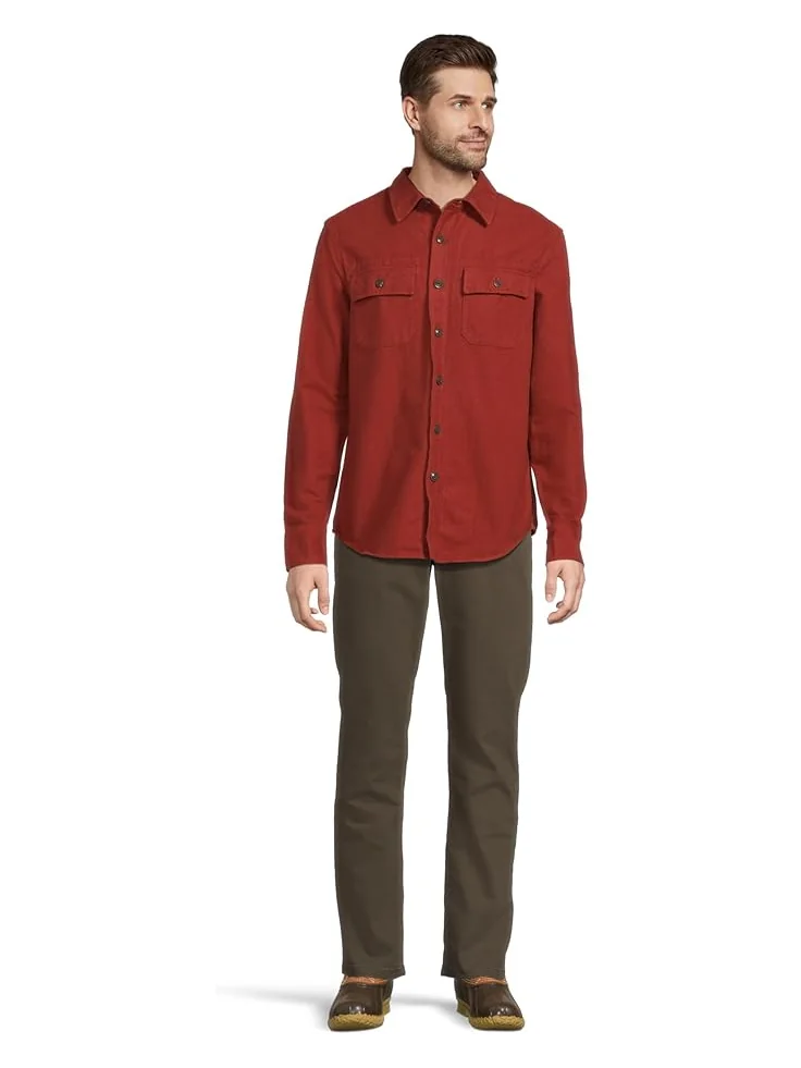 Мужская рубашка L.L.Bean Signature 1933 Chamois Cloth — изображение 5 из 5, темно-рыжий
