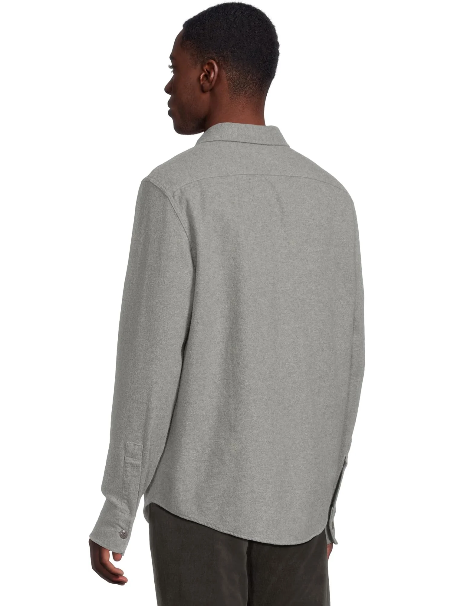 Рубашка L.L.Bean Signature 1933 Chamois Cloth Shirt — изображение 3 из 5, серый