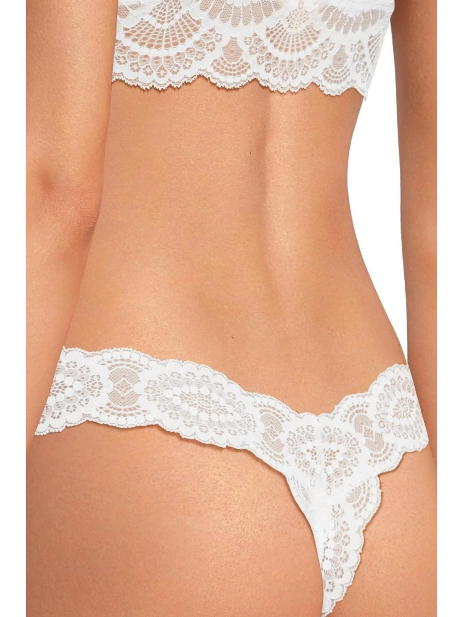 Стринги Eberjey Mariana Thong — изображение 3 из 3, белый