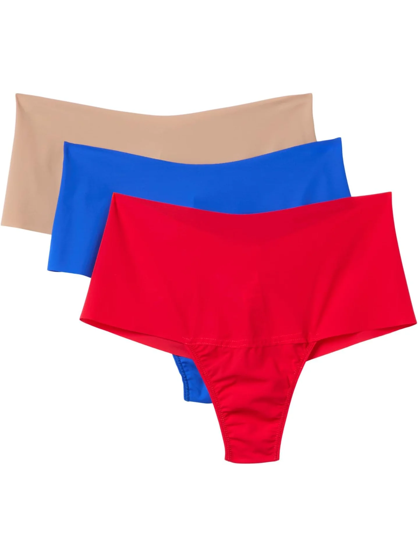 Стринги Hanky Panky Breathe Hi-Rise Thong 3-Pack — изображение 1 из 2, синий