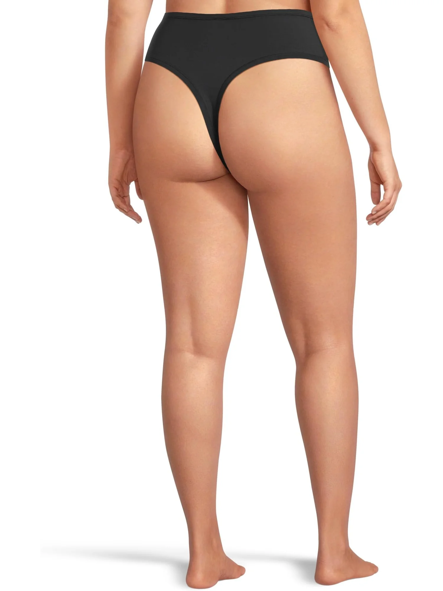 Стринги Hanky Panky Yourfit Plus Size High Rise Thong — изображение 3 из 3, черный