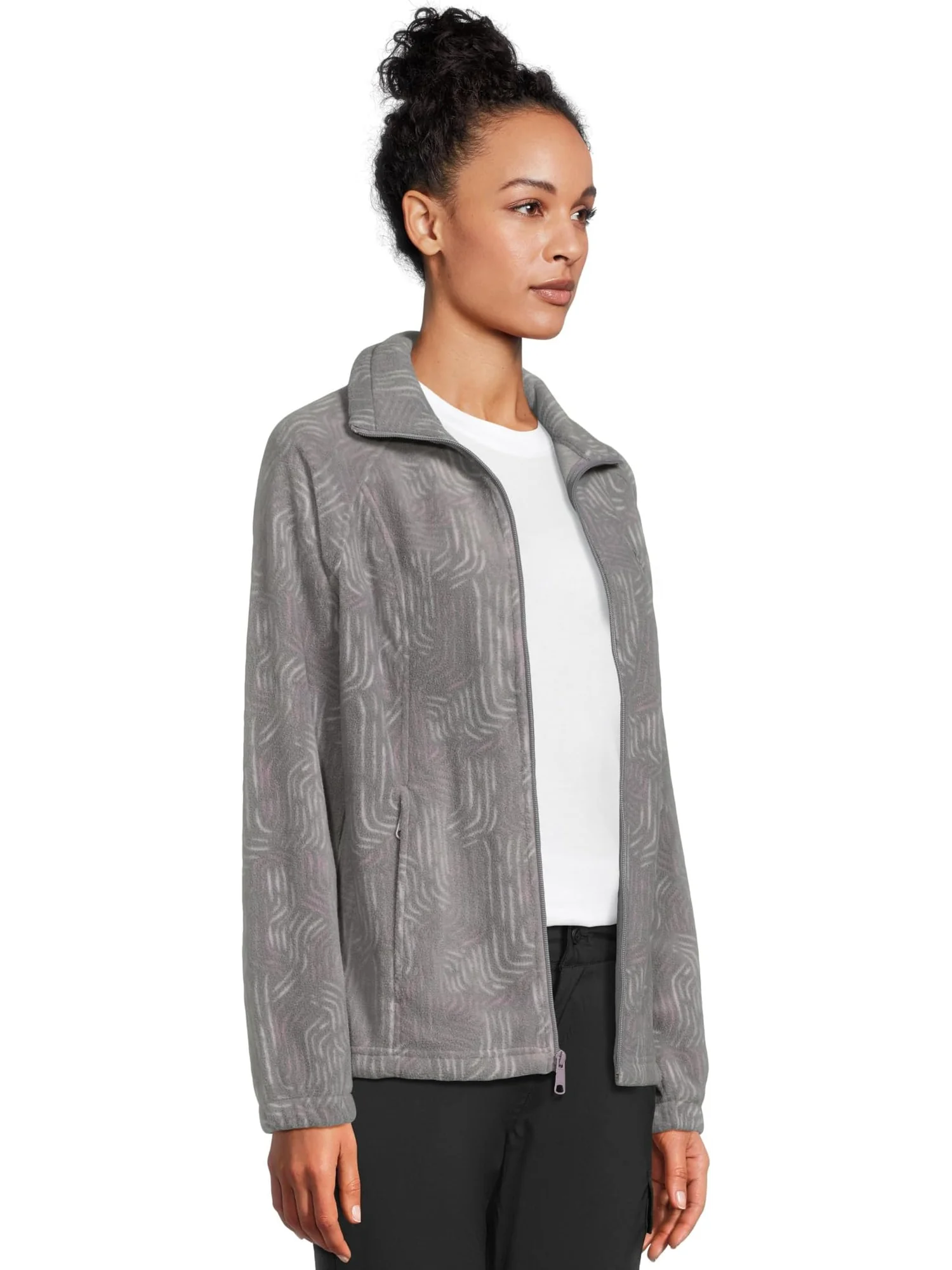 Толстовка Columbia Benton Springs Printed Full Zip — изображение 2 из 5, фиолетовый