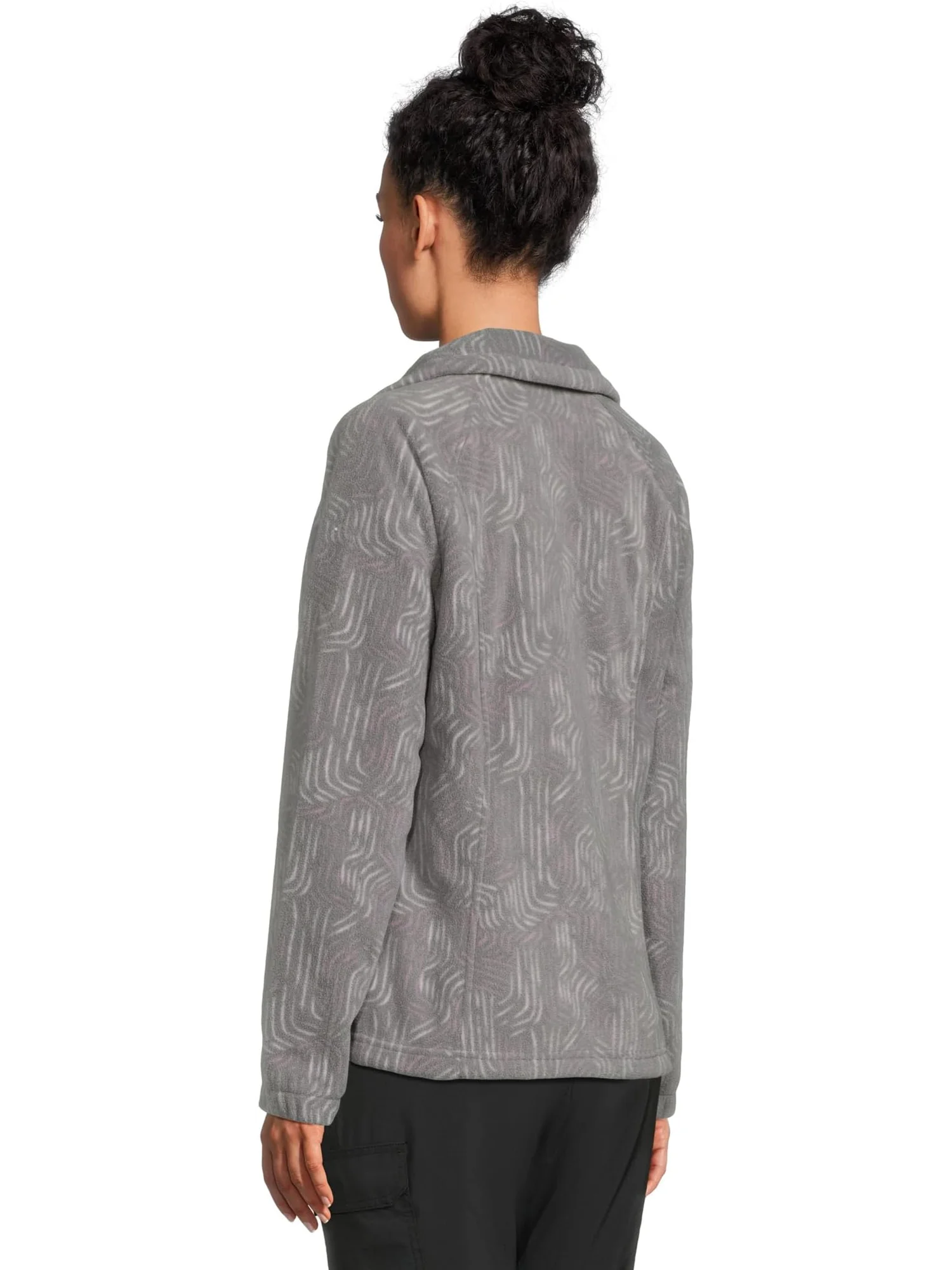 Толстовка Columbia Benton Springs Printed Full Zip — изображение 3 из 5, фиолетовый