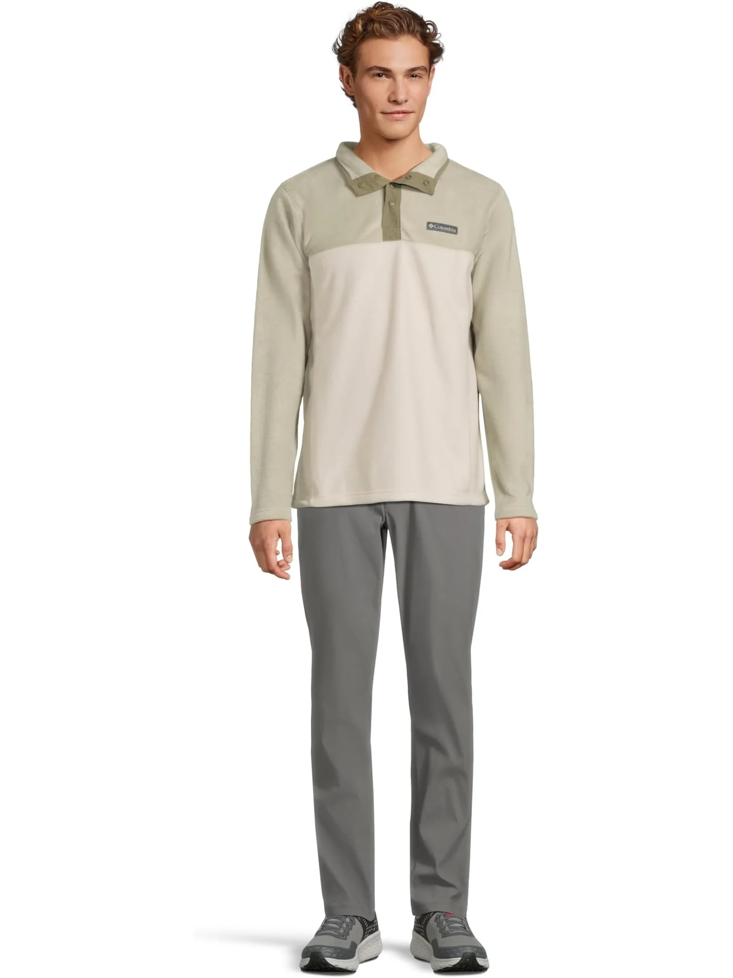 Толстовка Columbia Steens Mountain Half Snap II — изображение 5 из 5, бежевый