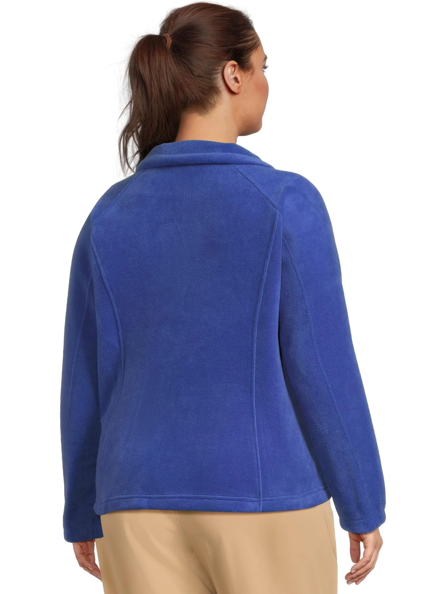 Толстовка Columbia Plus Size Benton Springs Full Zip — изображение 3 из 5, синий