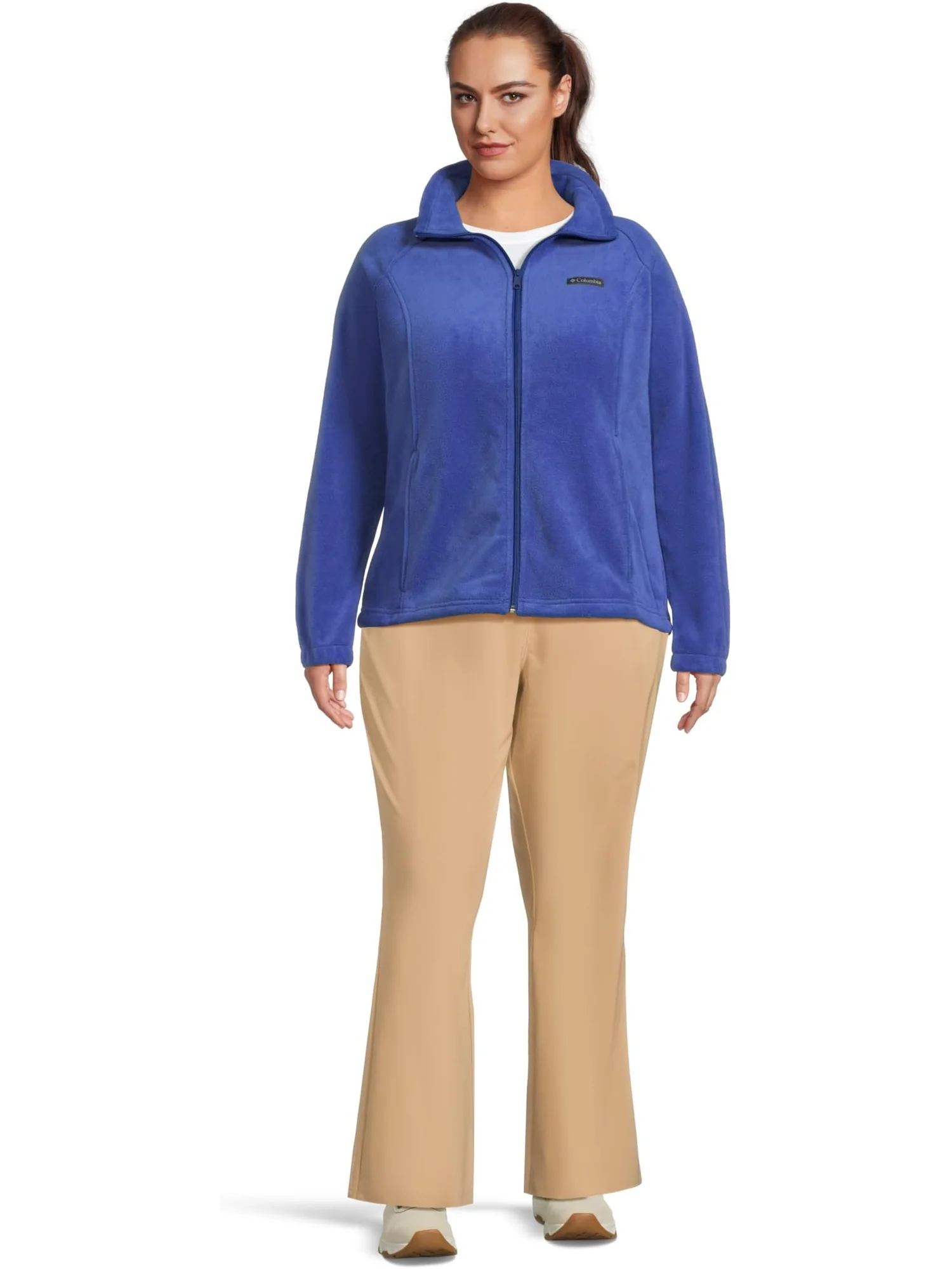 Толстовка Columbia Plus Size Benton Springs Full Zip — изображение 5 из 5, синий