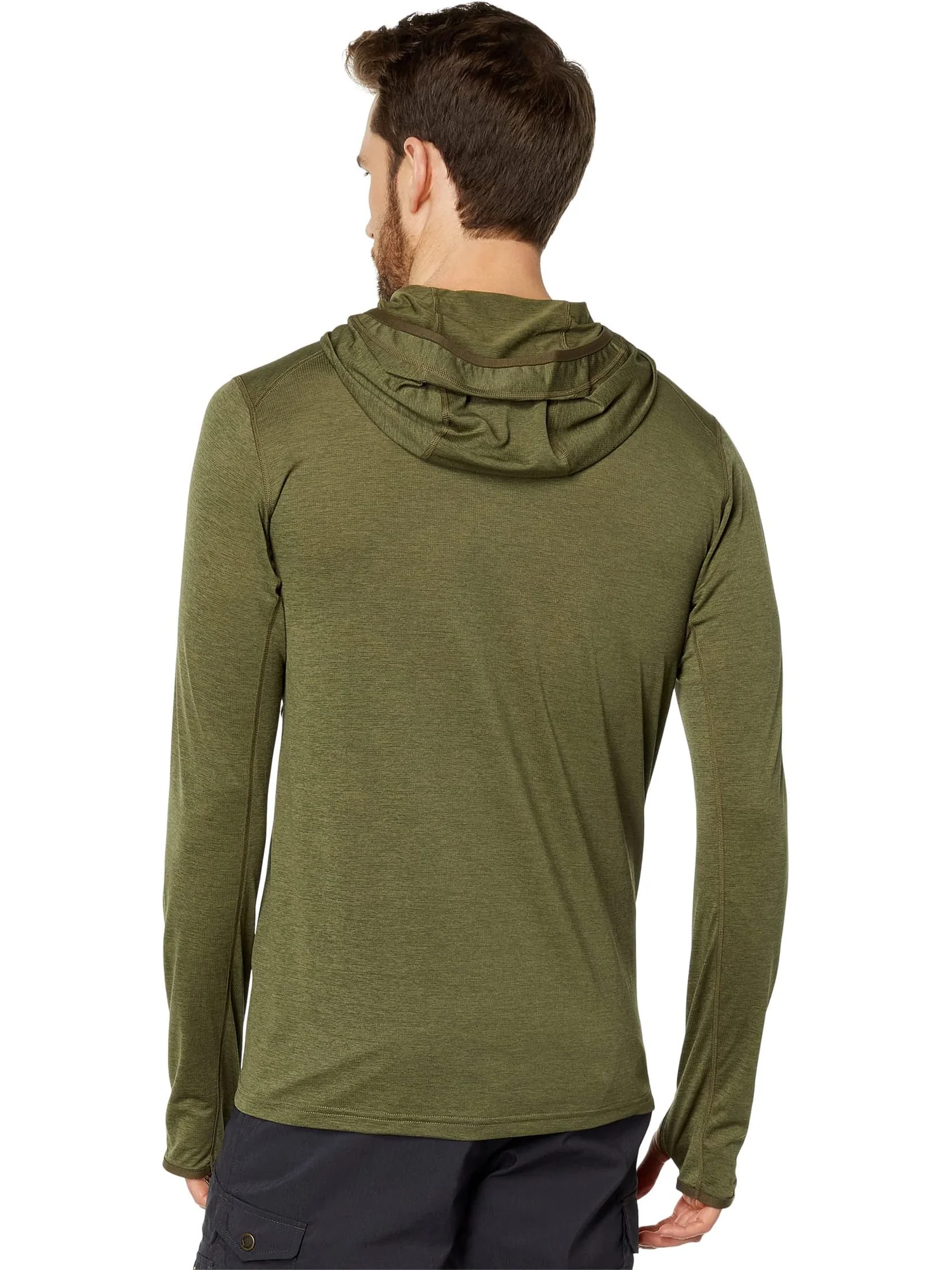 Толстовка Fjällräven Abisko Sun-Hoodie — изображение 2 из 4, зеленый