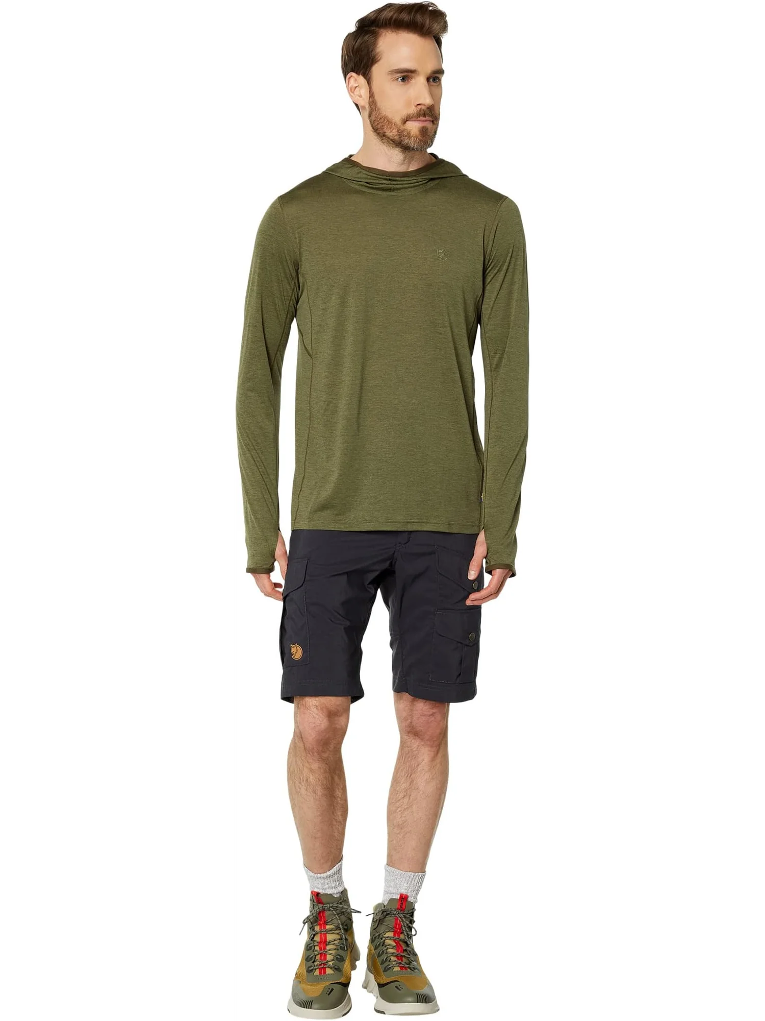 Толстовка Fjällräven Abisko Sun-Hoodie — изображение 4 из 4, зеленый