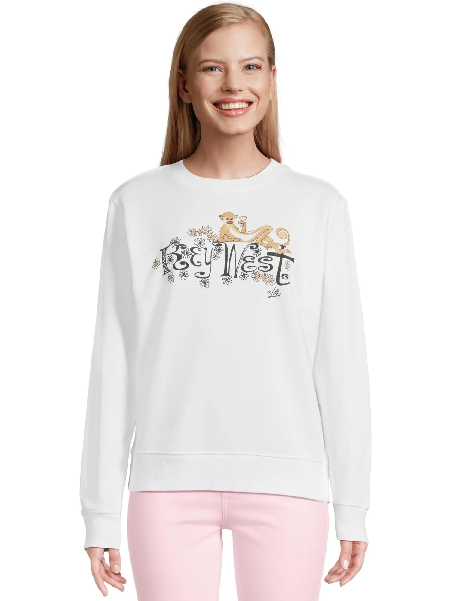 Толстовка Lilly Pulitzer Ballad Long Sleeve Sweatshirt — белый