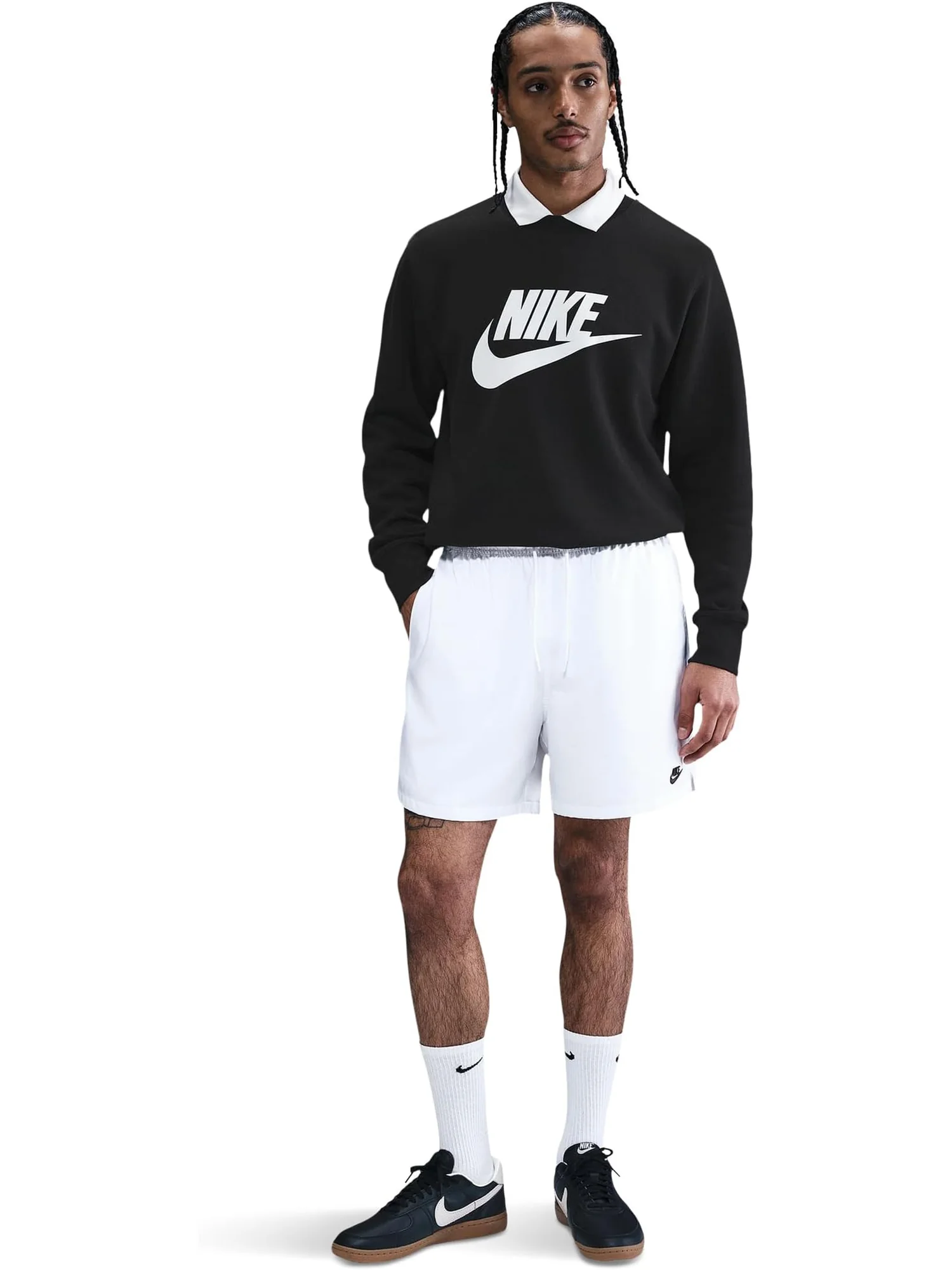 Толстовка Nike Club Brushed Fleece Crew