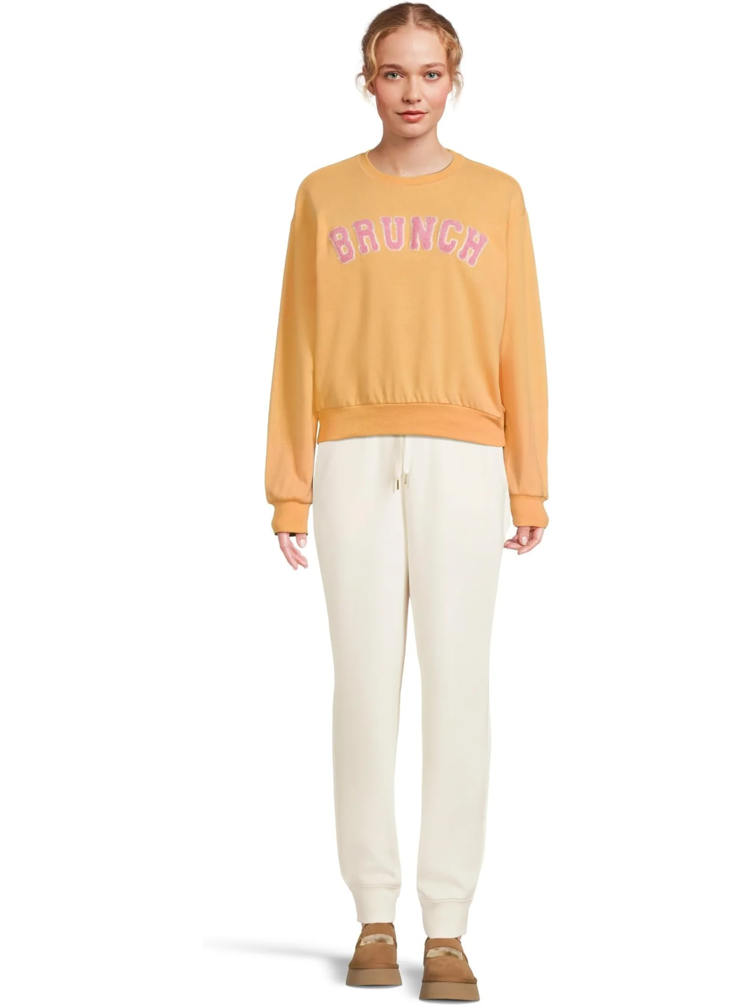 Толстовка P.J. Salvage Long Sleeve Mimosa Me — изображение 5 из 5, оранжевый