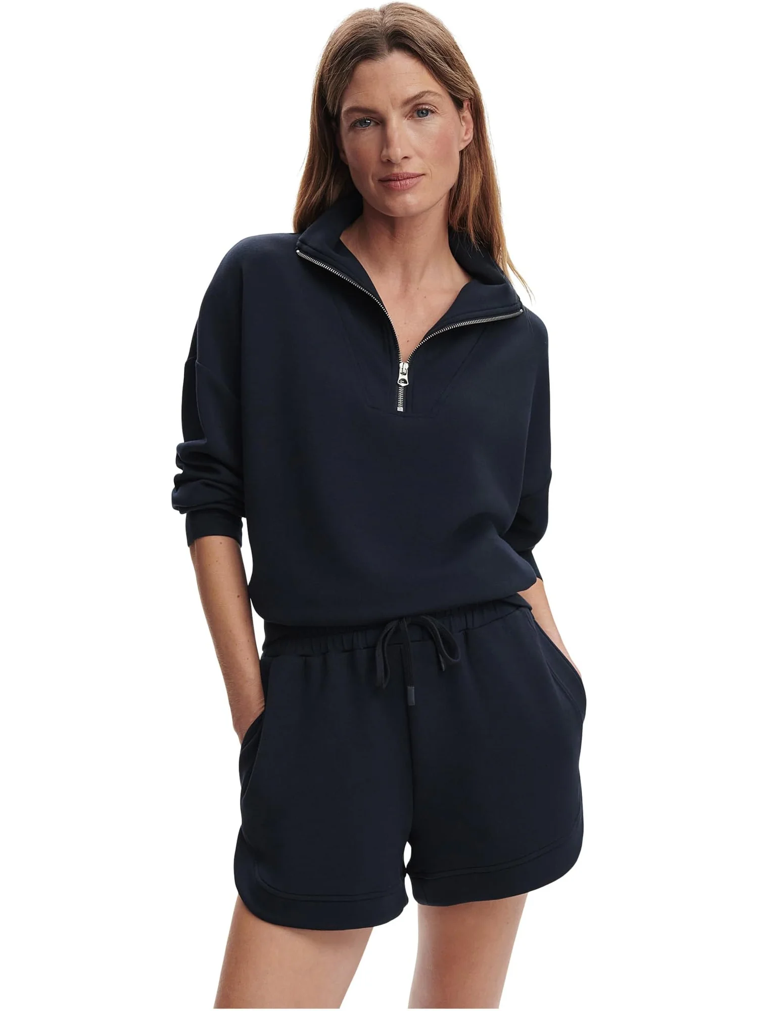 Толстовка Varley Hawley 1/2 Zip Sweat — синий