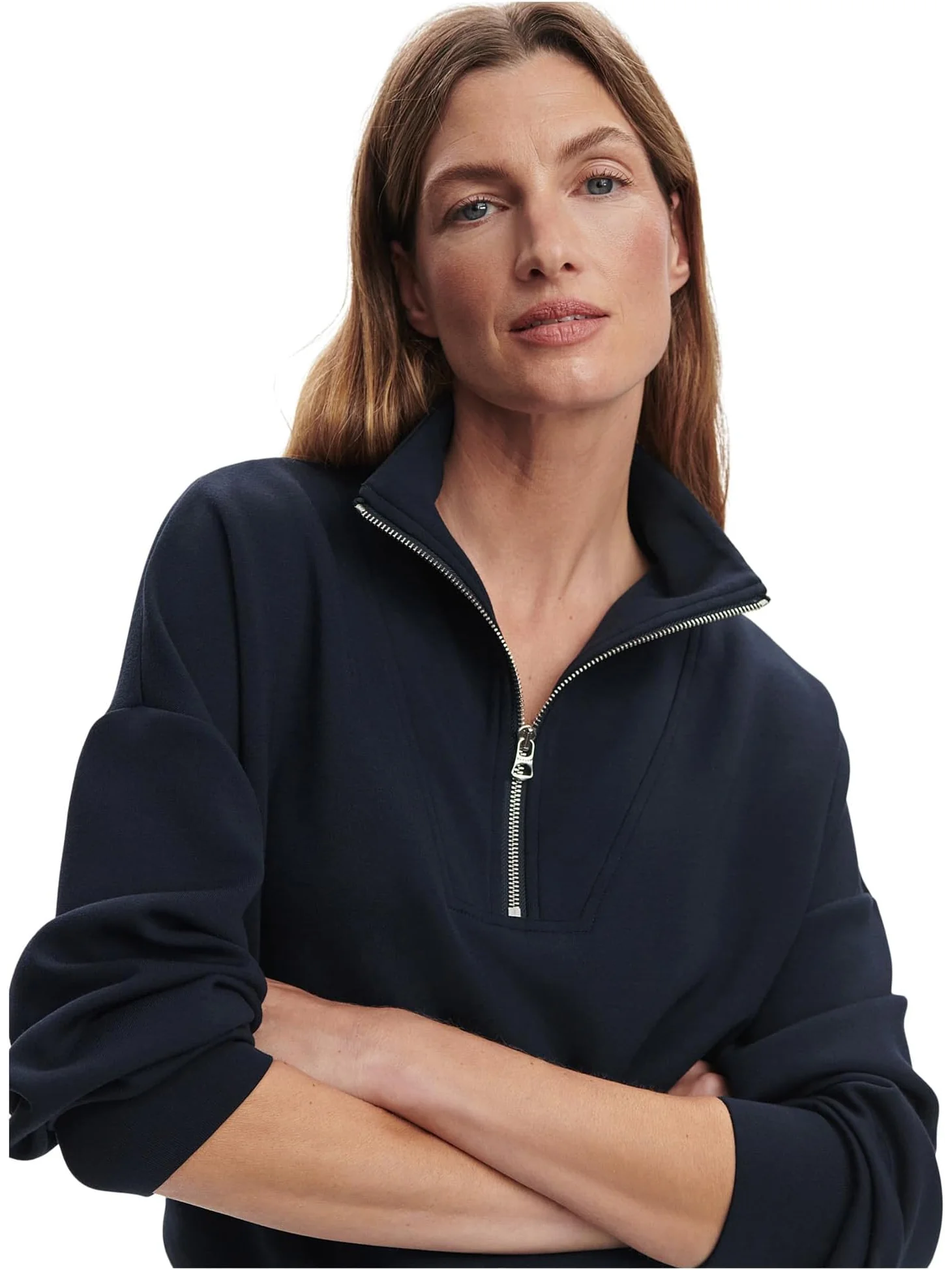 Толстовка Varley Hawley 1/2 Zip Sweat — изображение 3 из 4, темно-синий
