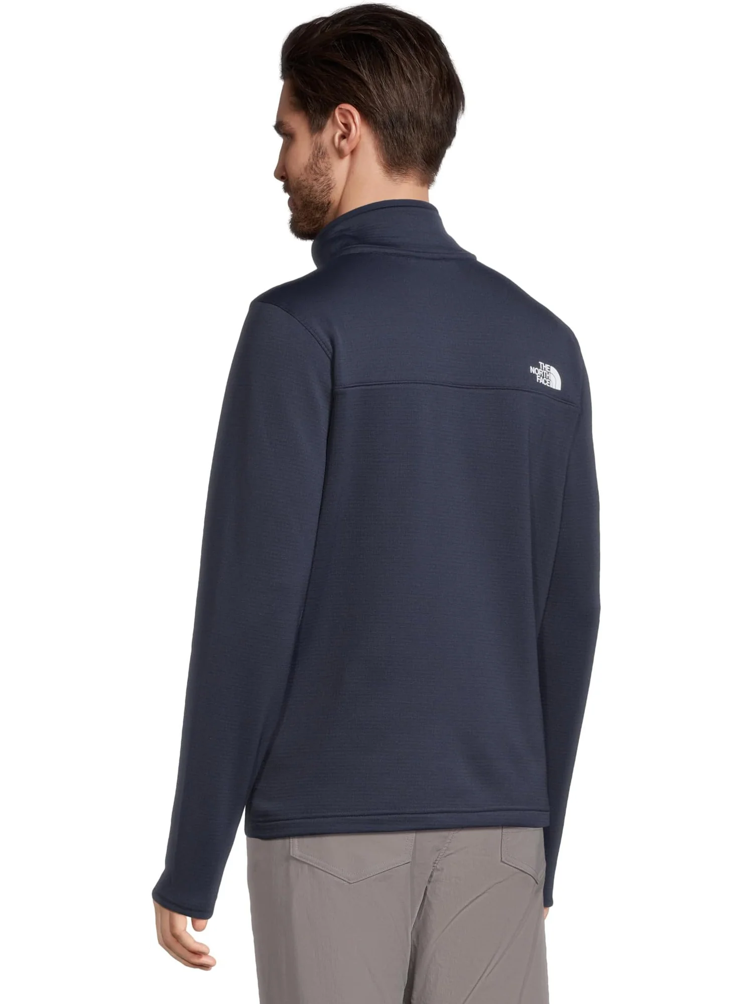 Толстовка The North Face Cedar Trail Grid Fleece 1/4 Zip — изображение 3 из 5, темно-синий