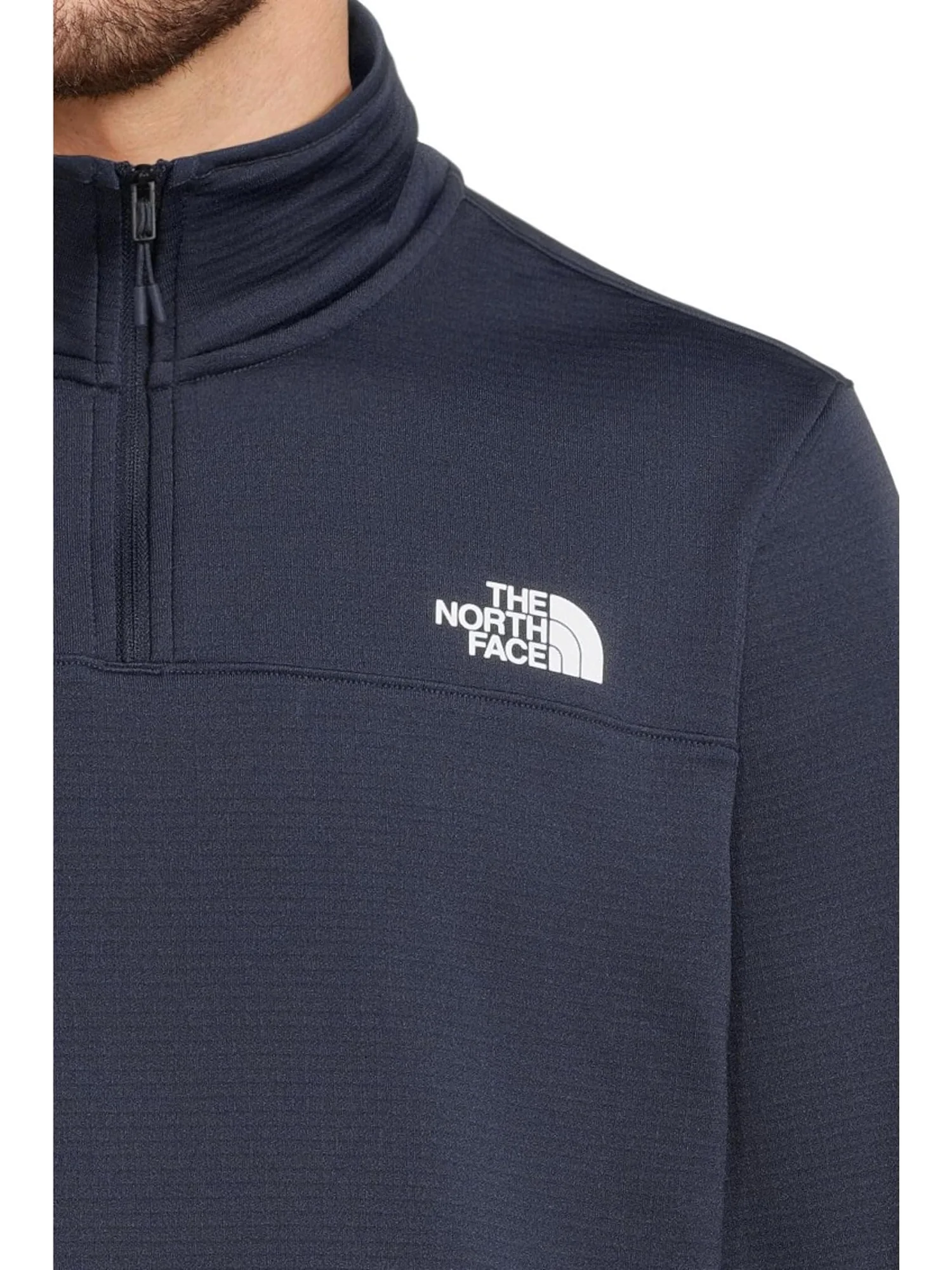 Толстовка The North Face Cedar Trail Grid Fleece 1/4 Zip — изображение 4 из 5, темно-синий