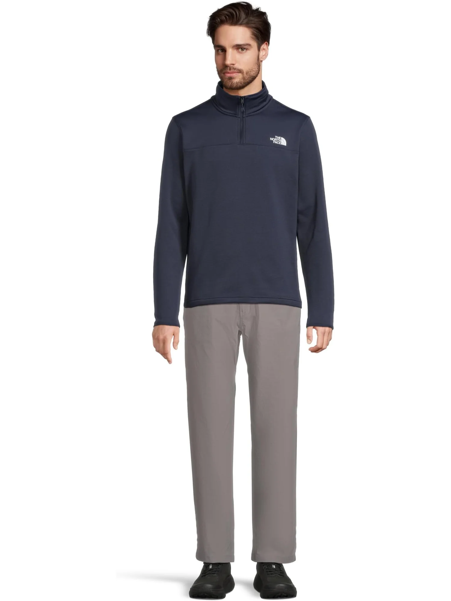 Толстовка The North Face Cedar Trail Grid Fleece 1/4 Zip — изображение 5 из 5, темно-синий