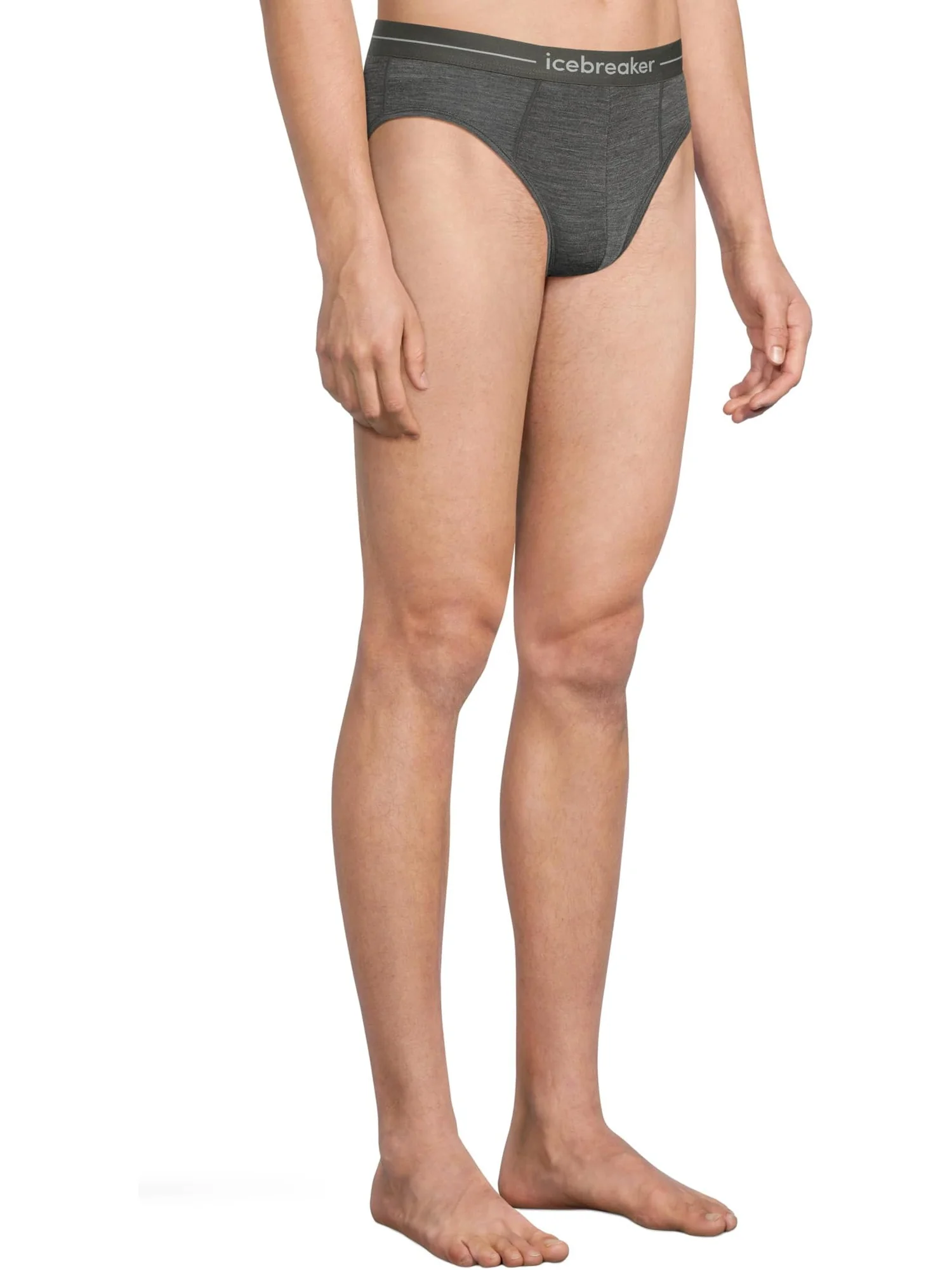 Трусы Icebreaker Merino 150 Anatomica Briefs — изображение 2 из 3, серый меланж