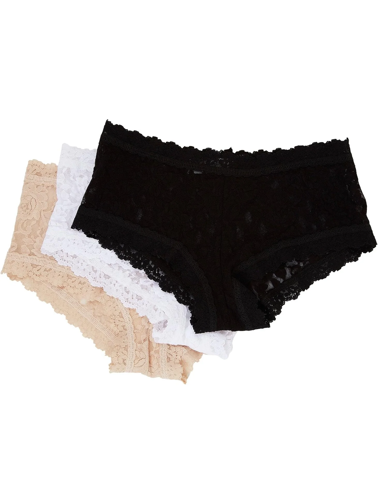 Трусы Hanky Panky Signature Lace Boyshorts 3-Pack