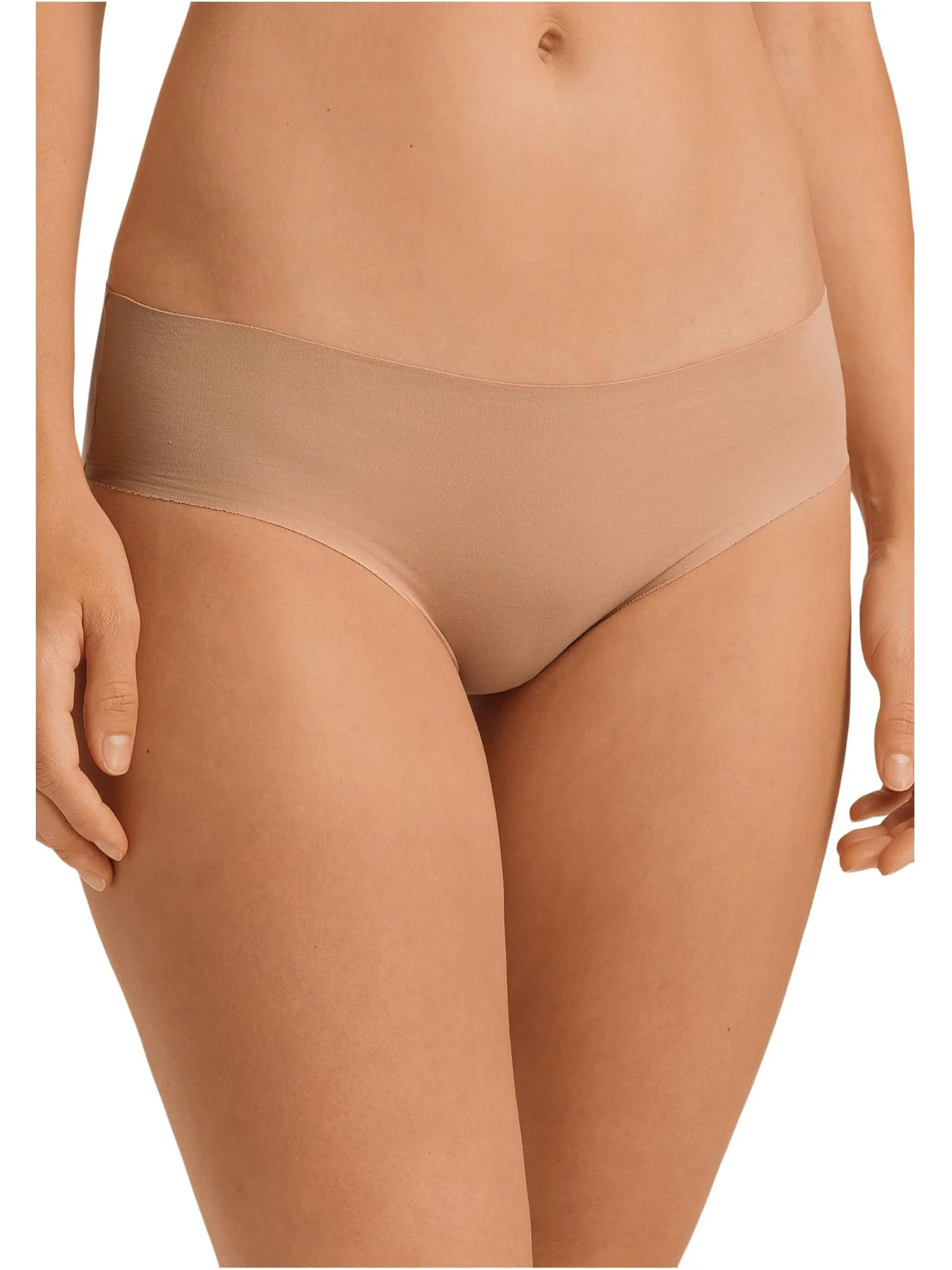 Трусы Hanro Invisible Cotton Hi-Cut Brief — изображение 1 из 3, бежевый