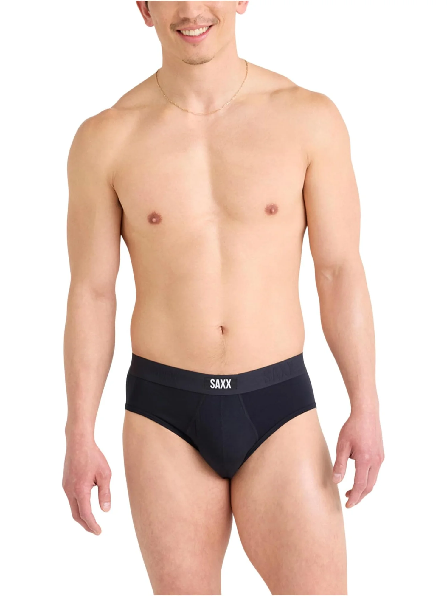 Трусы SAXX UNDERWEAR Vibe Xtra Soft Comfort Brief Fly 2-Pack — изображение 3 из 3, черный