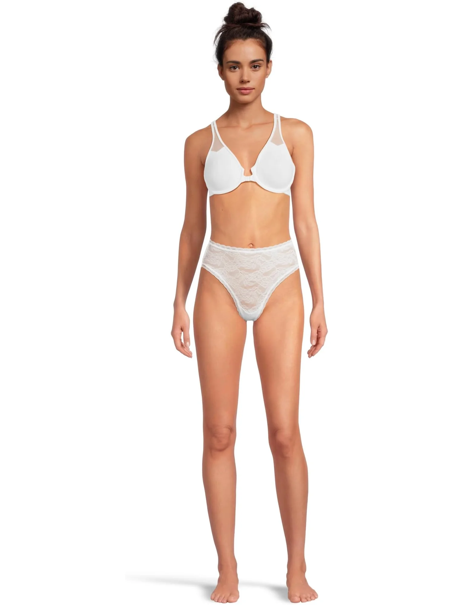 Трусы Wacoal High Profile Hi Cut Brief Panty — изображение 5 из 5, белый