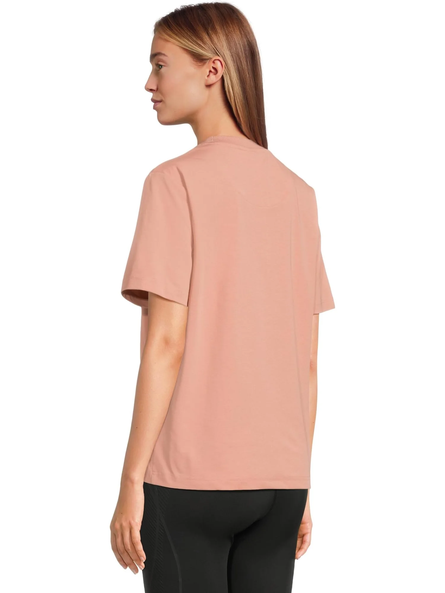 Футболка adidas by Stella McCartney Regular T-Shirt JX6776 — изображение 3 из 5, розовый оттенок дерева