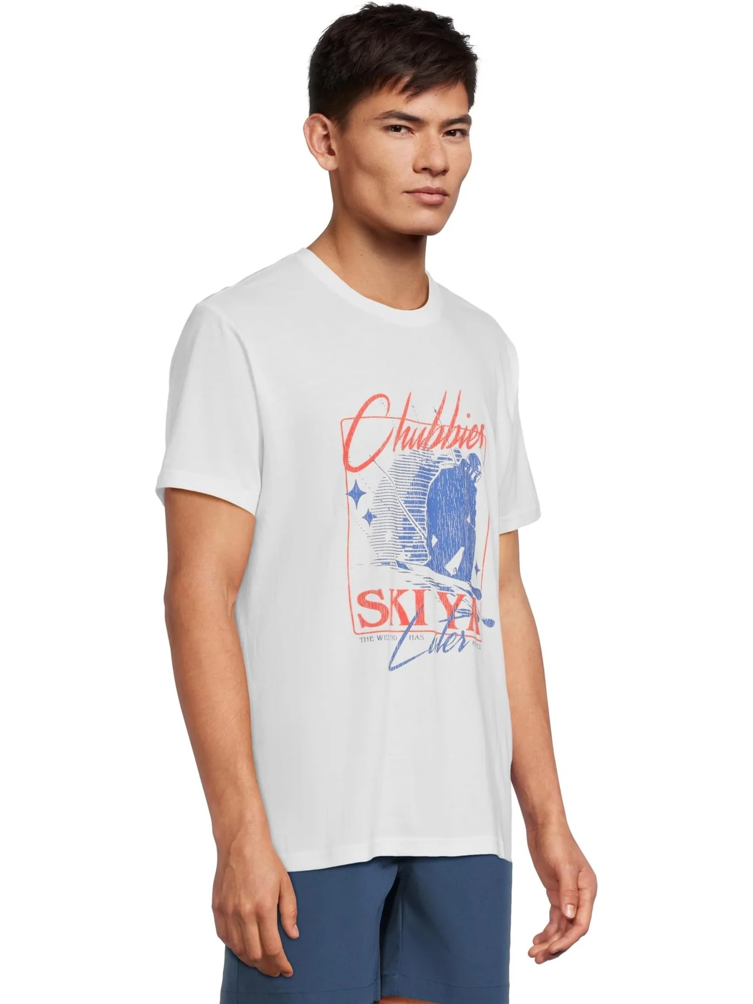 Футболка Chubbies Chubbies Dreamin — изображение 2 из 5, белый